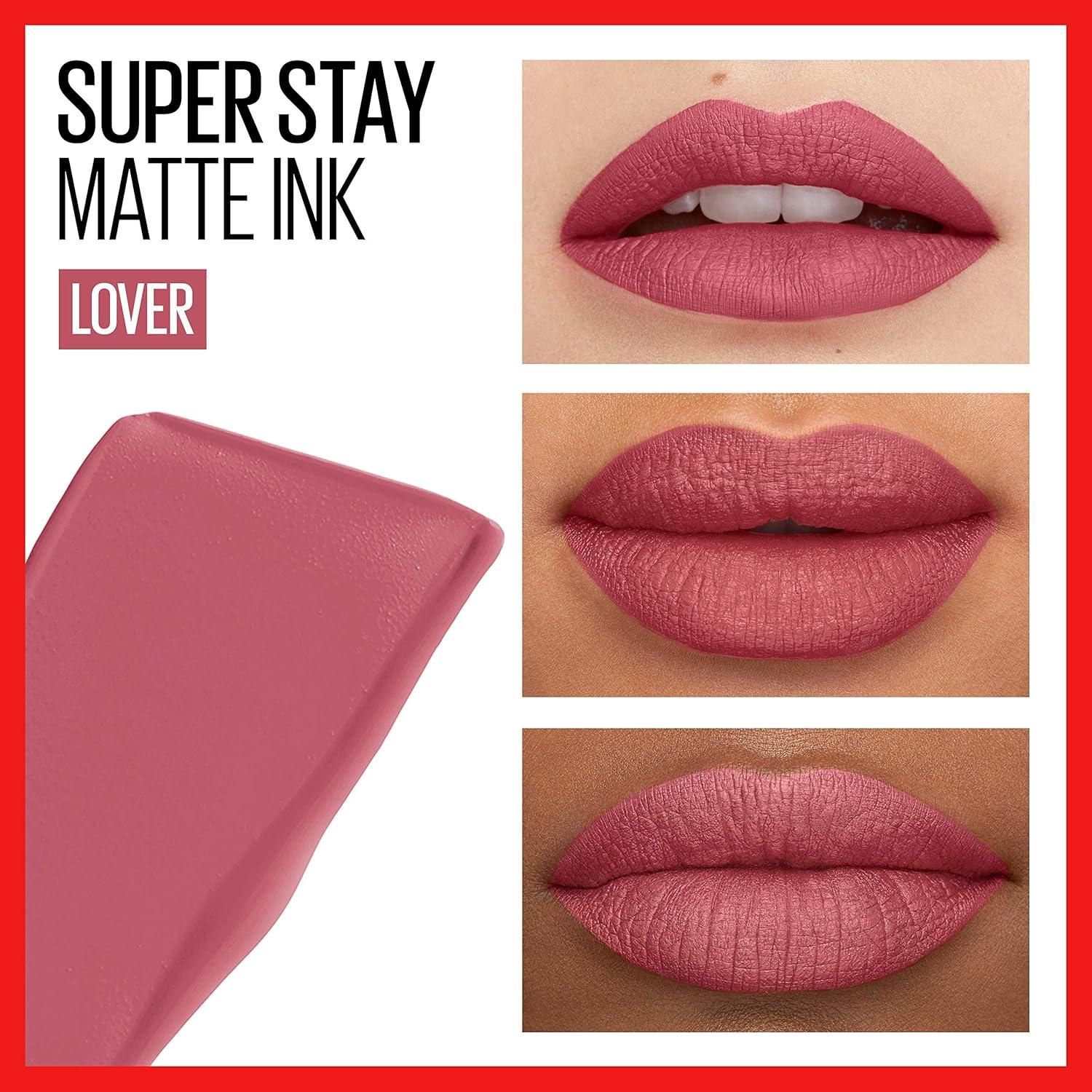 Pintalabios Líquido Mate Maybelline Super Stay 2 Piezas