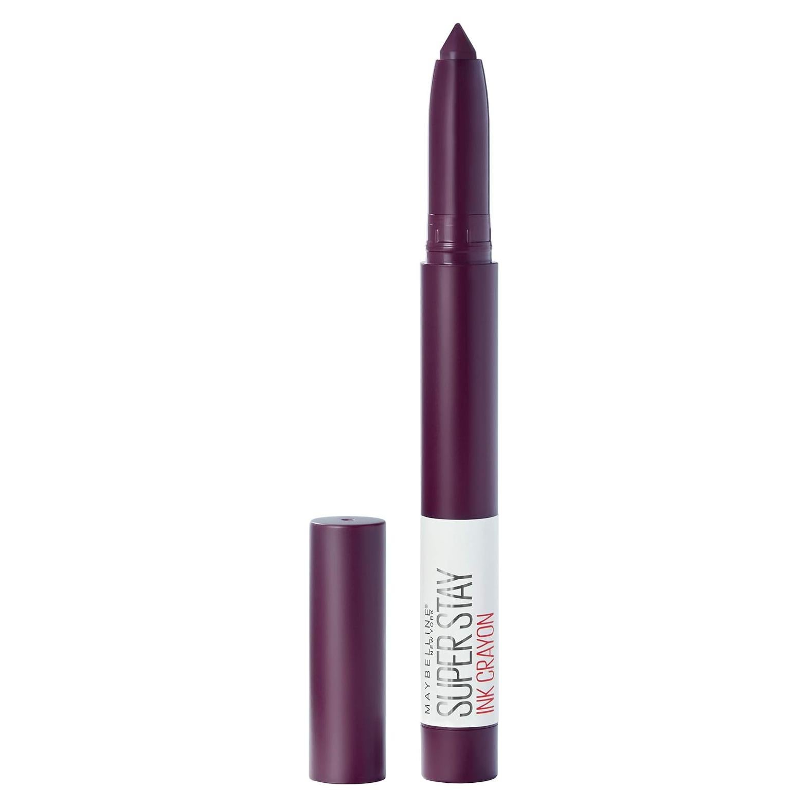 Labial Mate Crayon Maybelline SuperStay Ink 1.13g con Sacapuntas