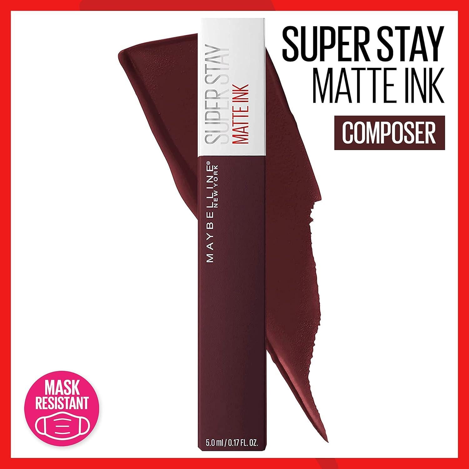 Pintalabios Líquido Maybelline Super Stay Matte Ink 2 Unidades