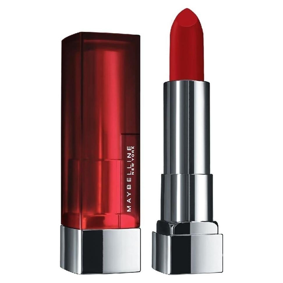 Labial Maybelline Color Sensational Mate 4.25 g - Sirena en Escarlata