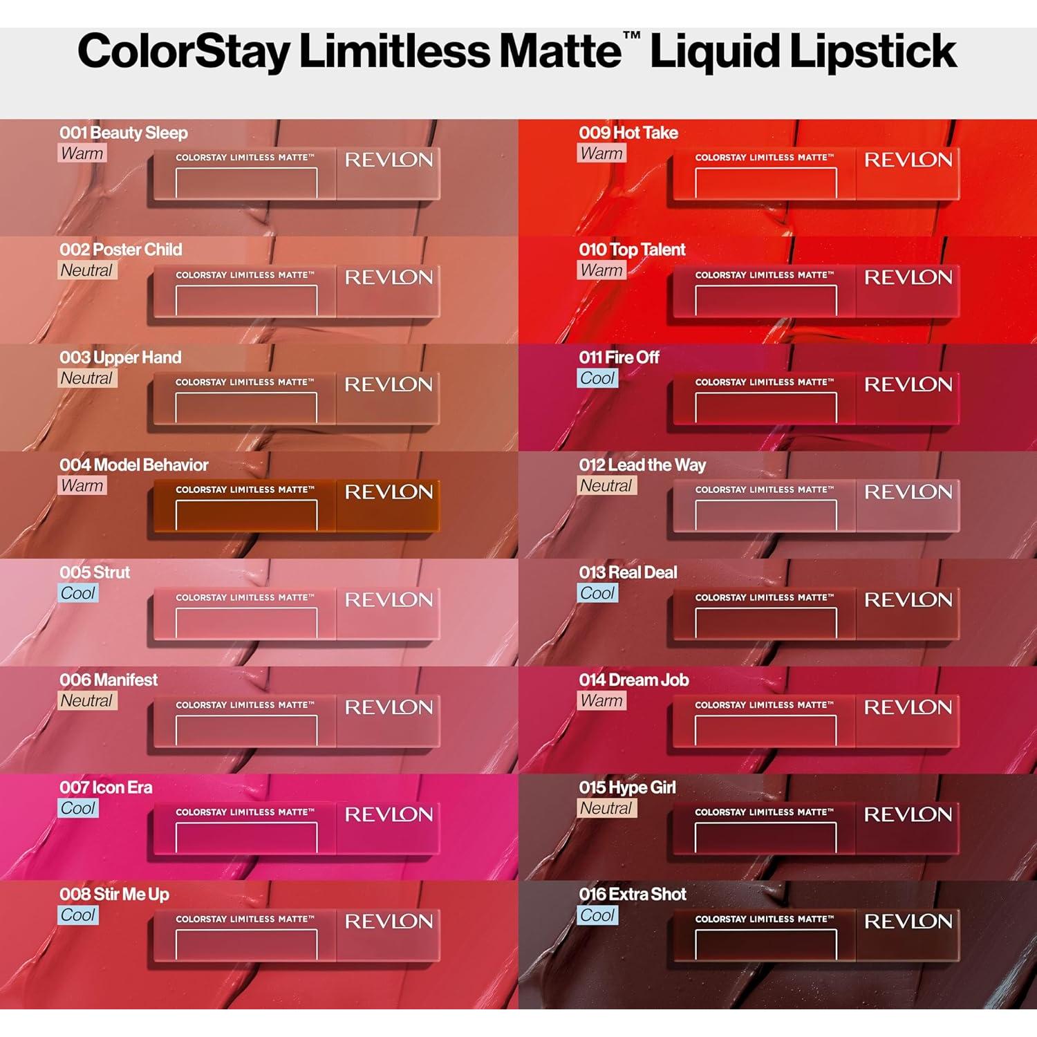 Labial Líquido Mate Revlon ColorStay 5 ml 010 Top Talent Vegano