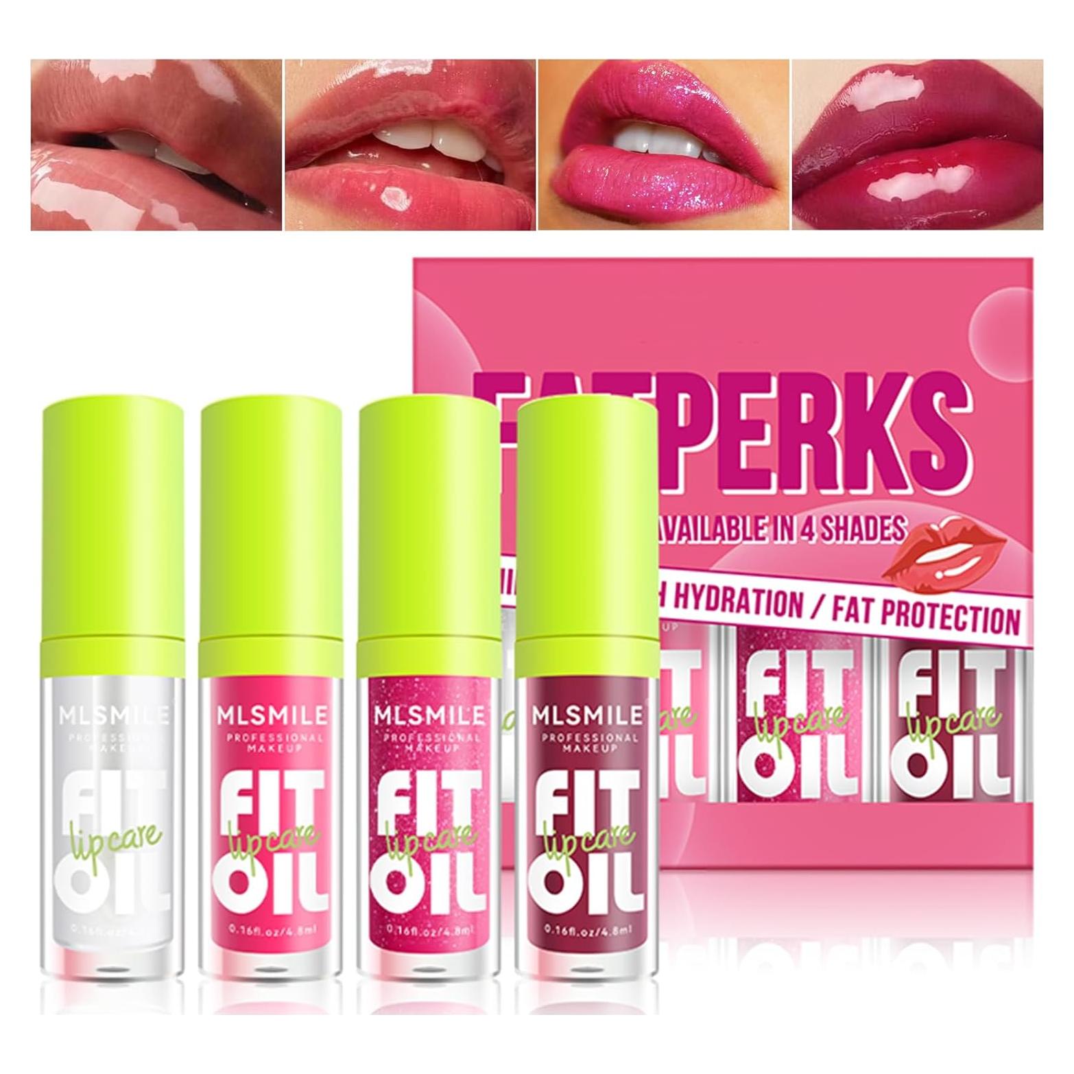 Brillo de Labios Aceitoso Loobexery 8 Tonos Hidratante