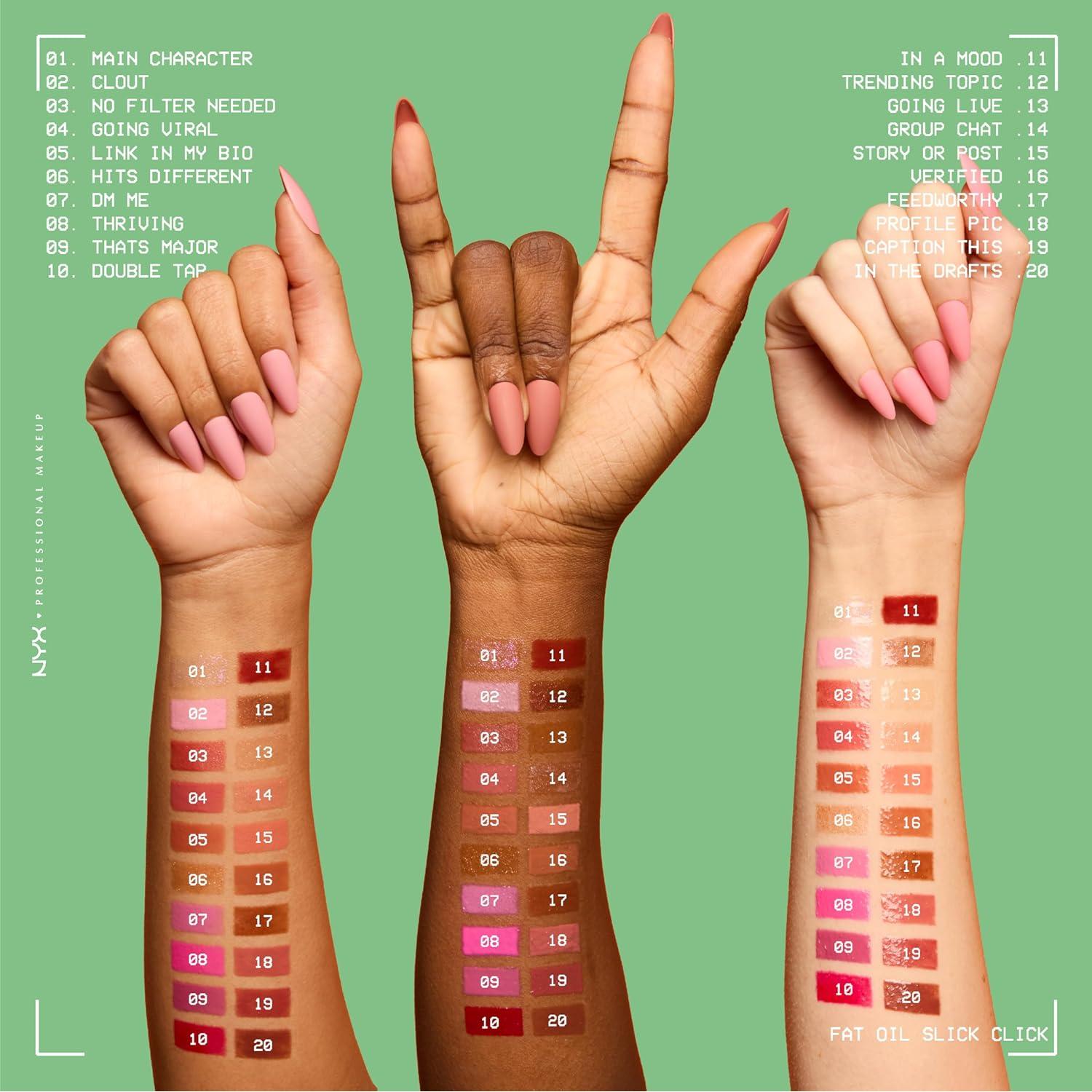 Bálsamo Labial Vegano NYX Fat Oil 1.98g - Brillo Hidratante