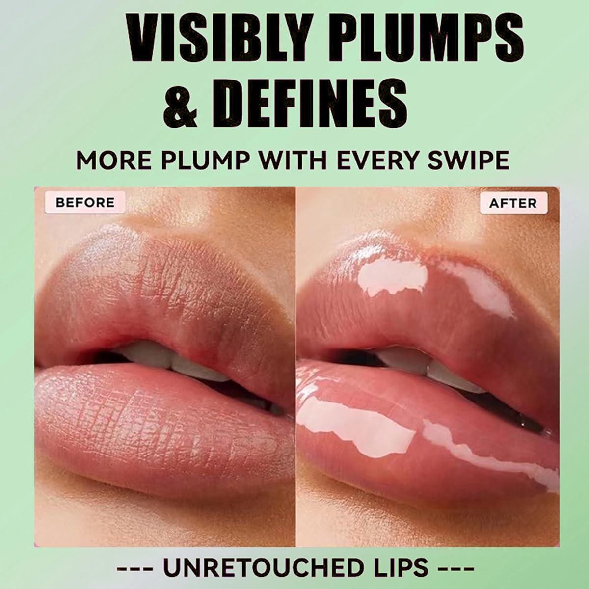 Aceite de Labios Hidratante Tiejdhr - Set A, 4 Colores, No Pegajoso