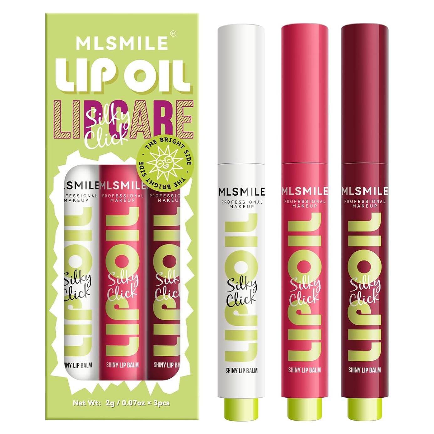 Juego de lápiz labial hidratante Click Slick - Set A 3 colores