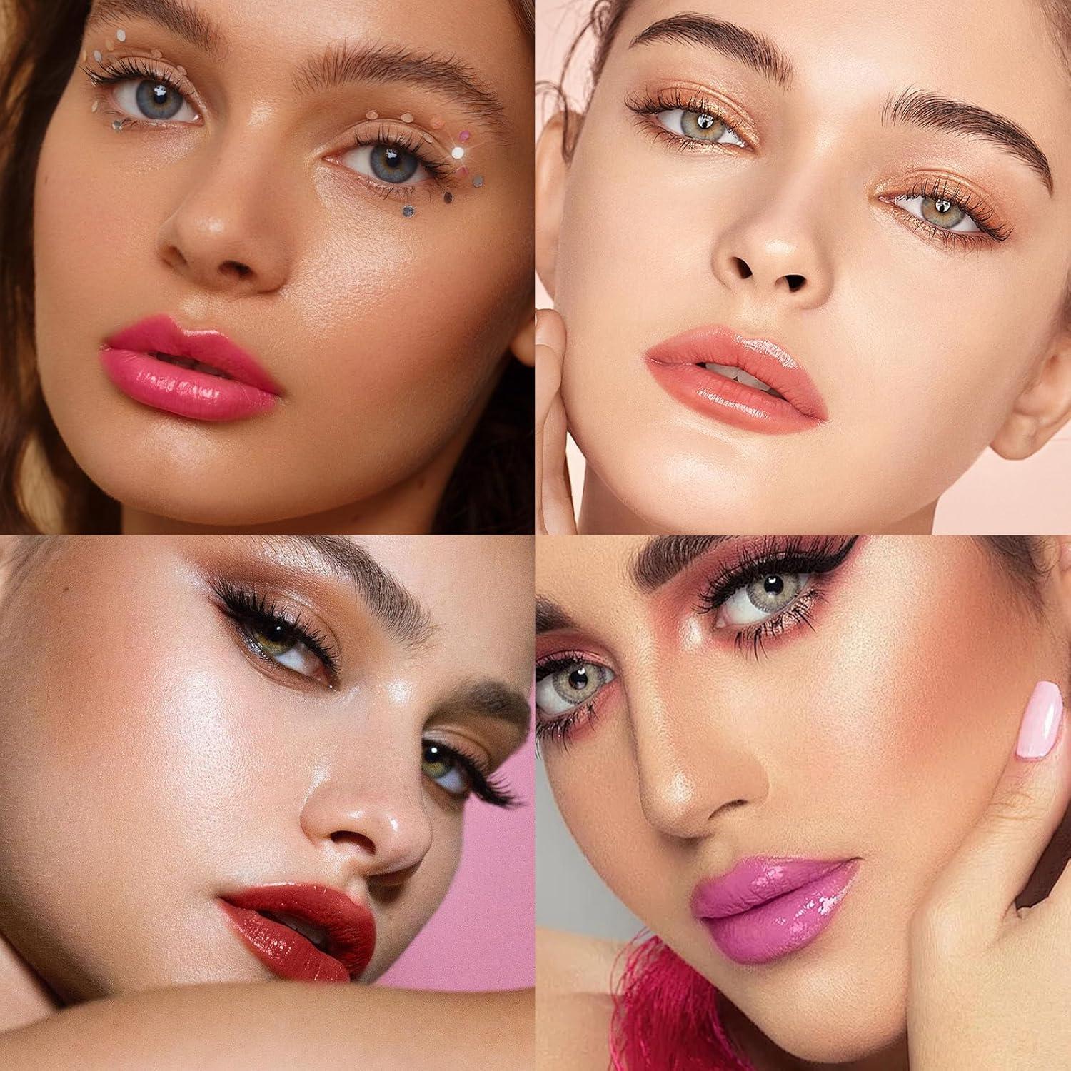 Juego de lápiz labial hidratante Click Slick - Set A 3 colores