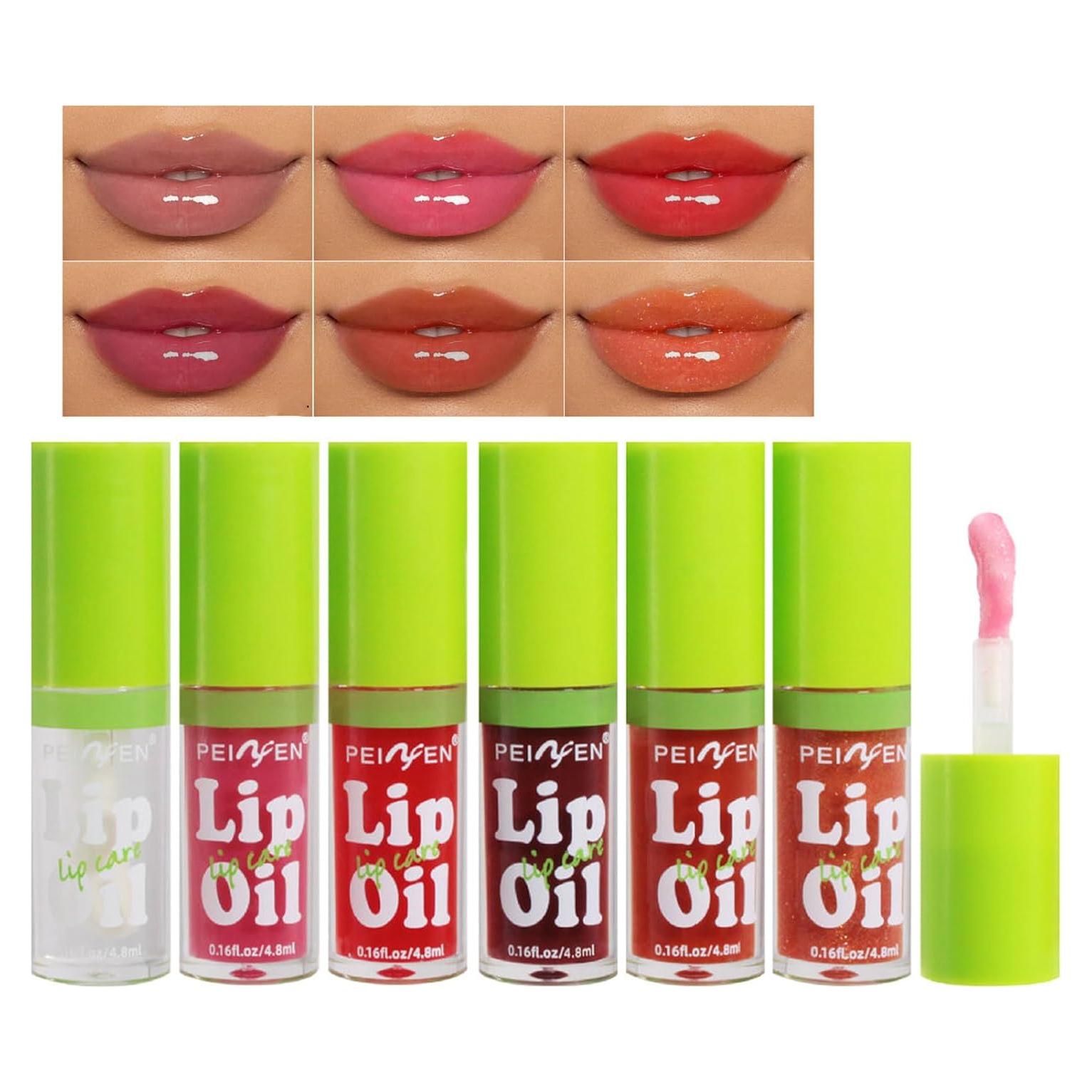 Set 6 Brillos de Labios Hidratantes Yeuxtty 140g