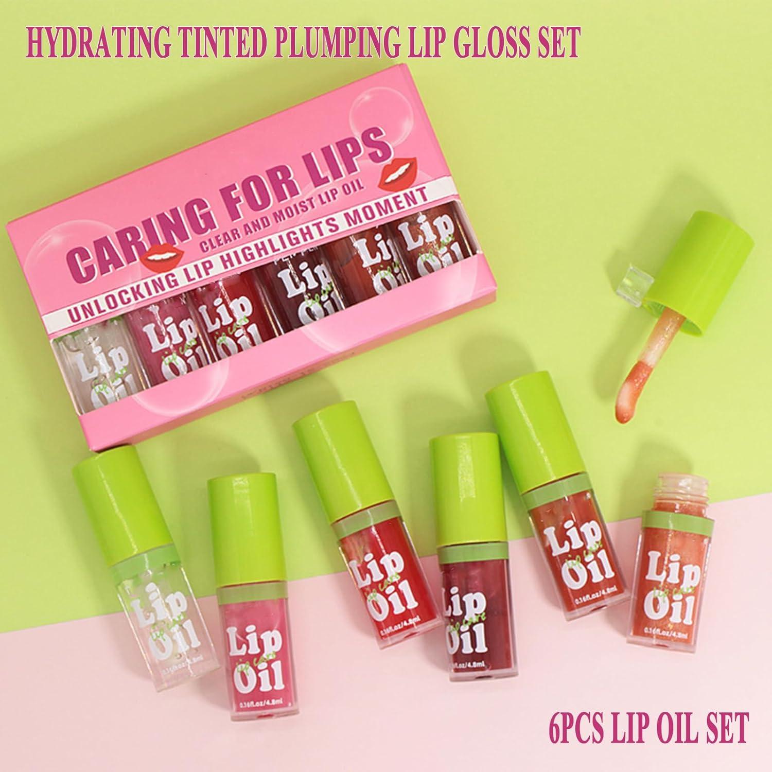 Set 6 Brillos de Labios Hidratantes Yeuxtty 140g