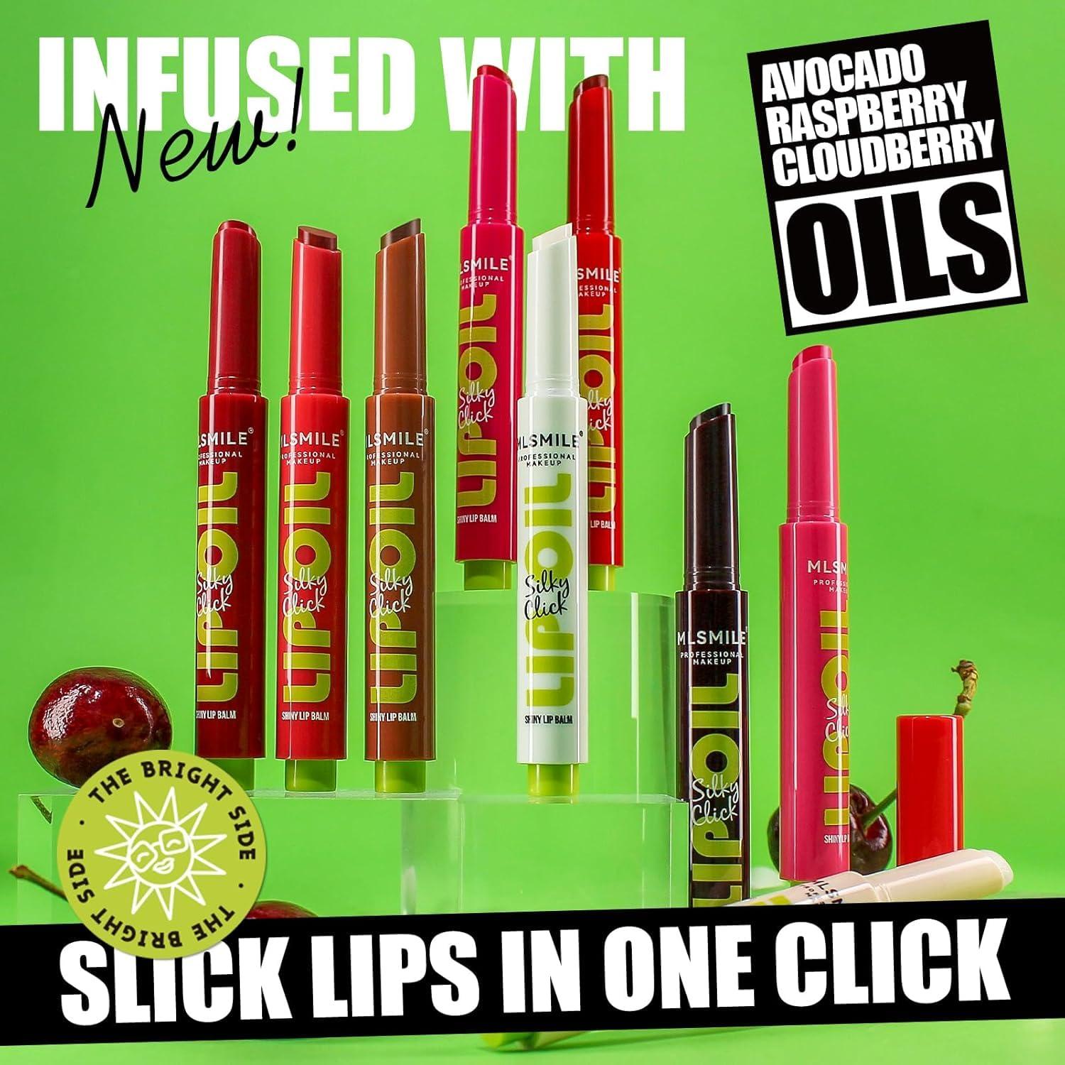 Brillo de Labios Hidratante MLSMILE - 3 Colores, Aumento de Labios