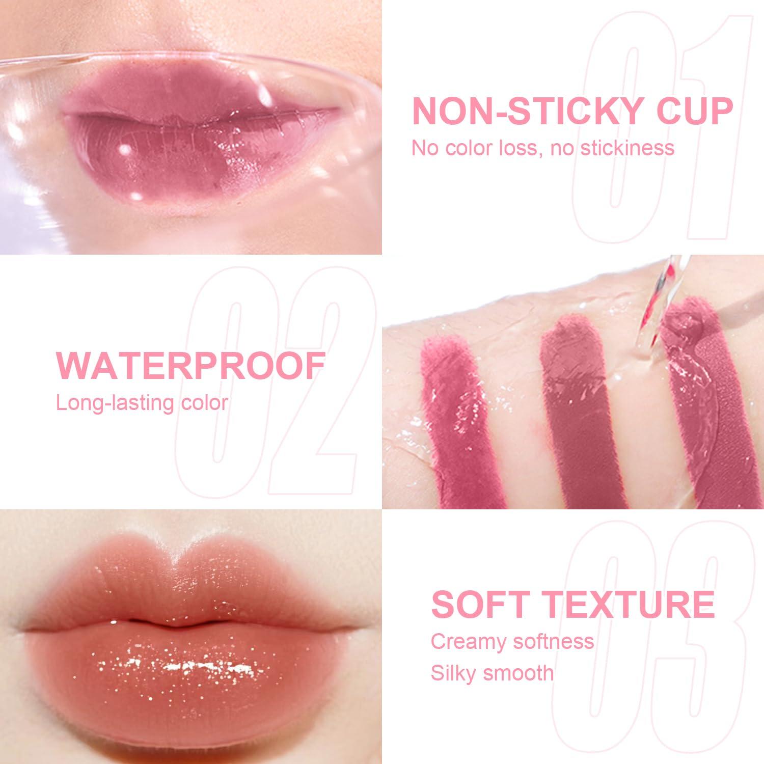 Set de 6 Aceites Hidratantes para Labios LemonSac - Brillo y Volumen