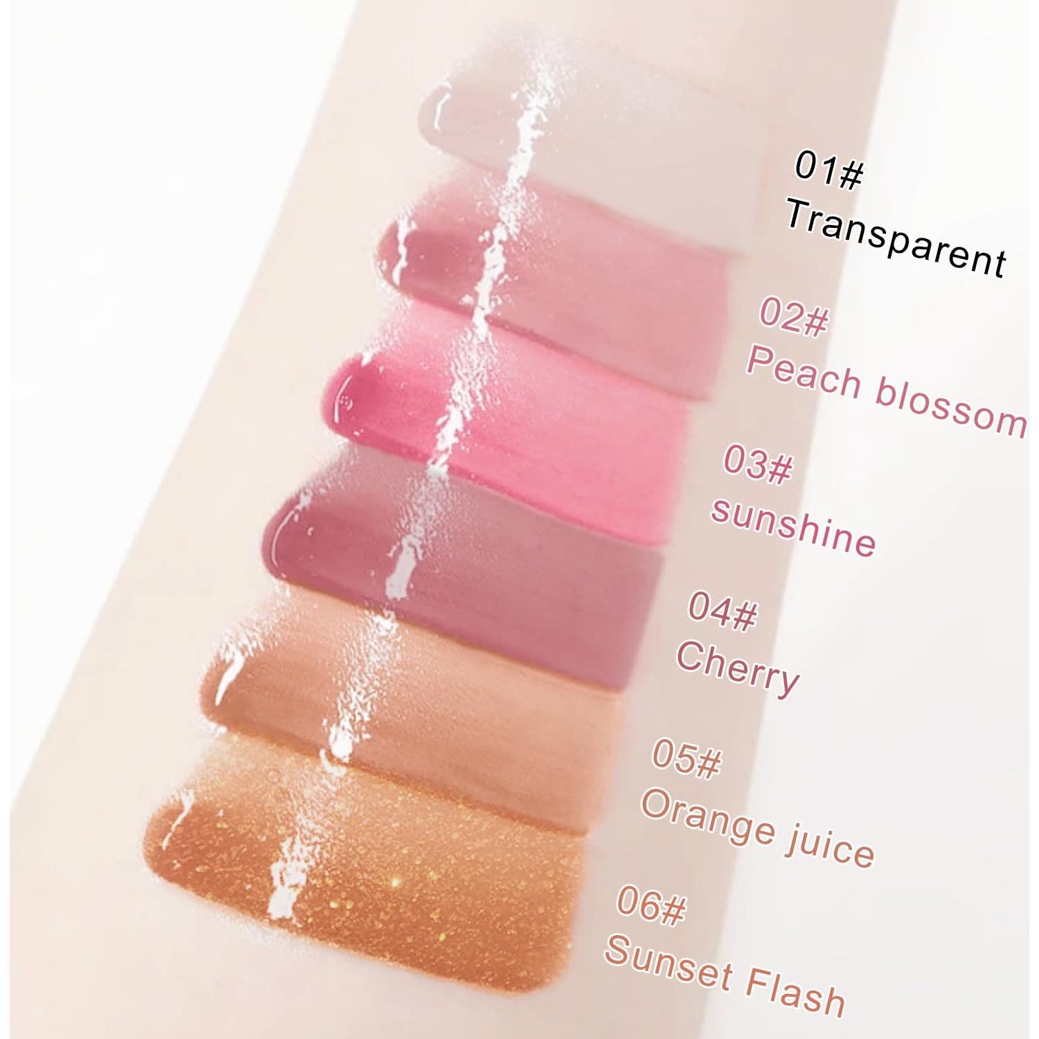 Set de 6 Aceites Hidratantes para Labios LemonSac - Brillo y Volumen