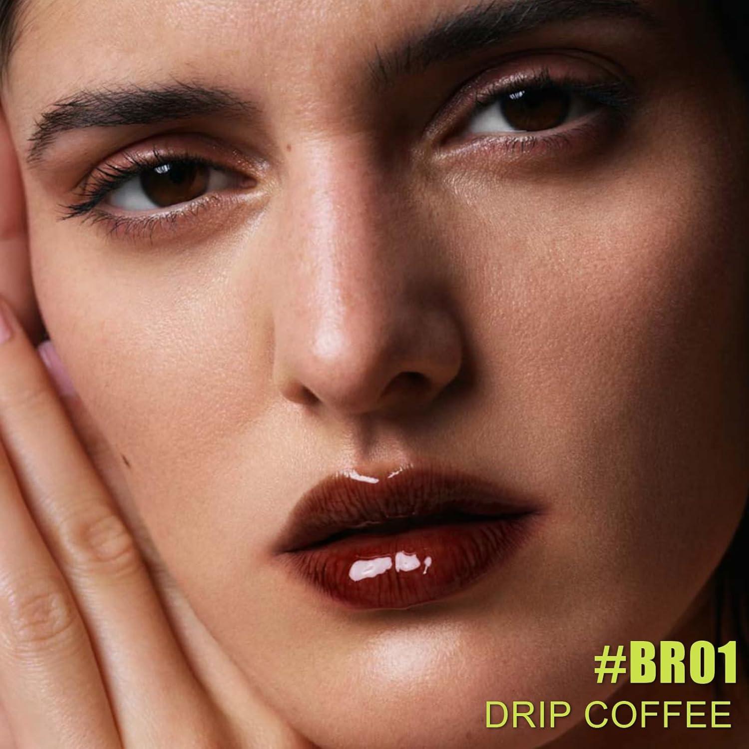 Aceite Labial FOCALLURE BR01 Café Goteante Hidratante 40g