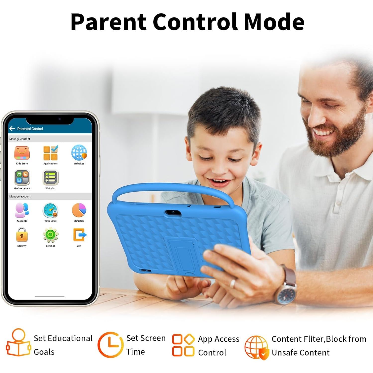 Tableta para Niños NEWISION M10 10" Android 13 64GB Azul