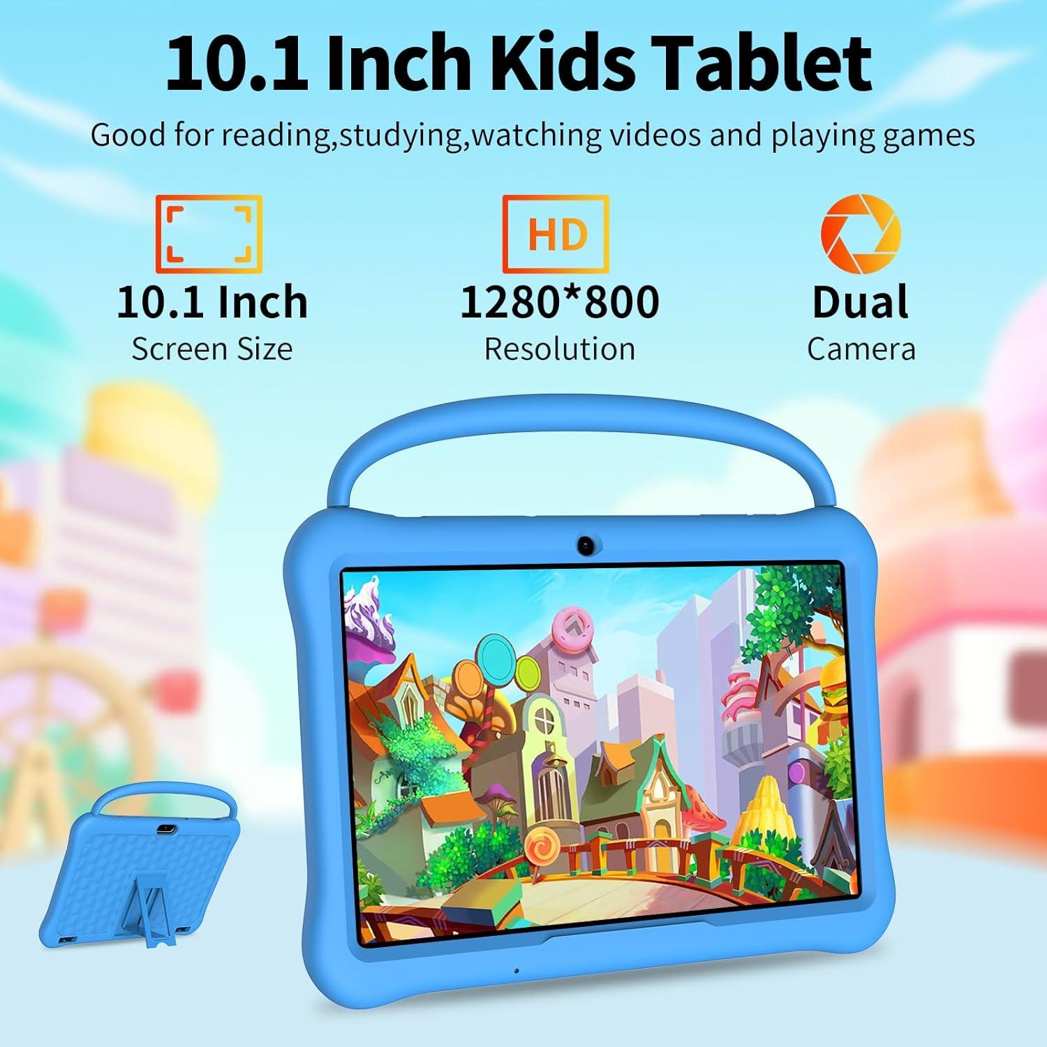 Tableta para Niños NEWISION M10 10" Android 13 64GB Azul