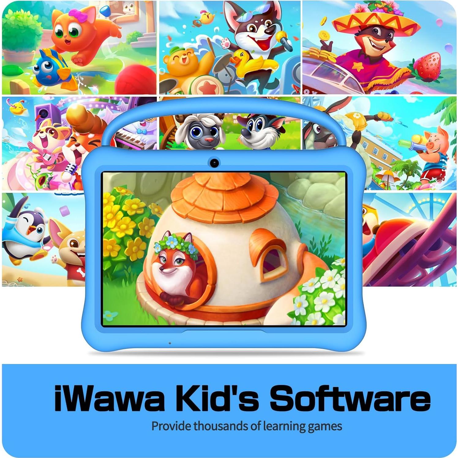 Tableta para Niños NEWISION M10 10" Android 13 64GB Azul