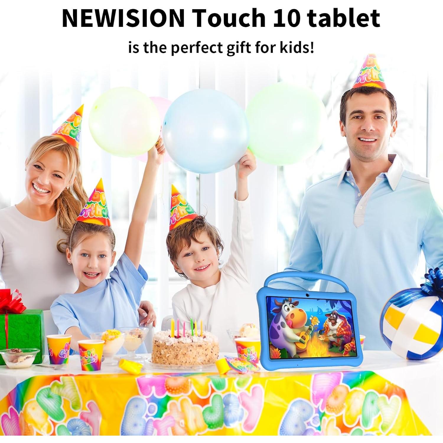 Tableta para Niños NEWISION M10 10" Android 13 64GB Azul