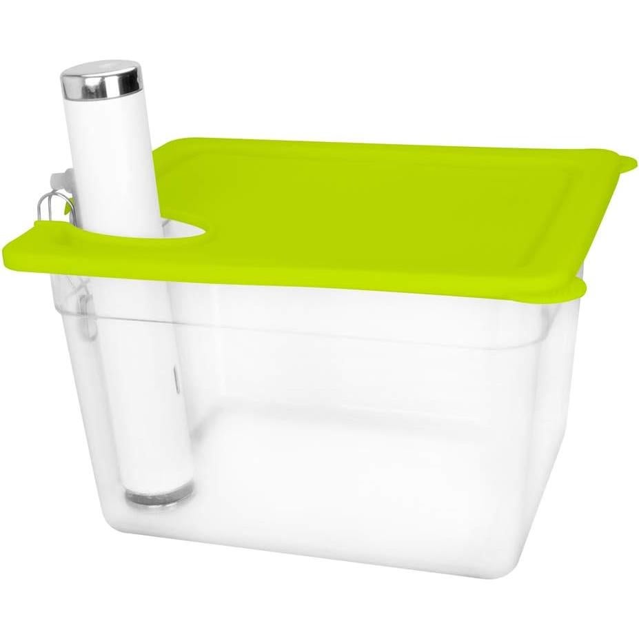 Contenedor Sous Vide 12 Cuartos EVERIE con Tapa Silicona y Soporte