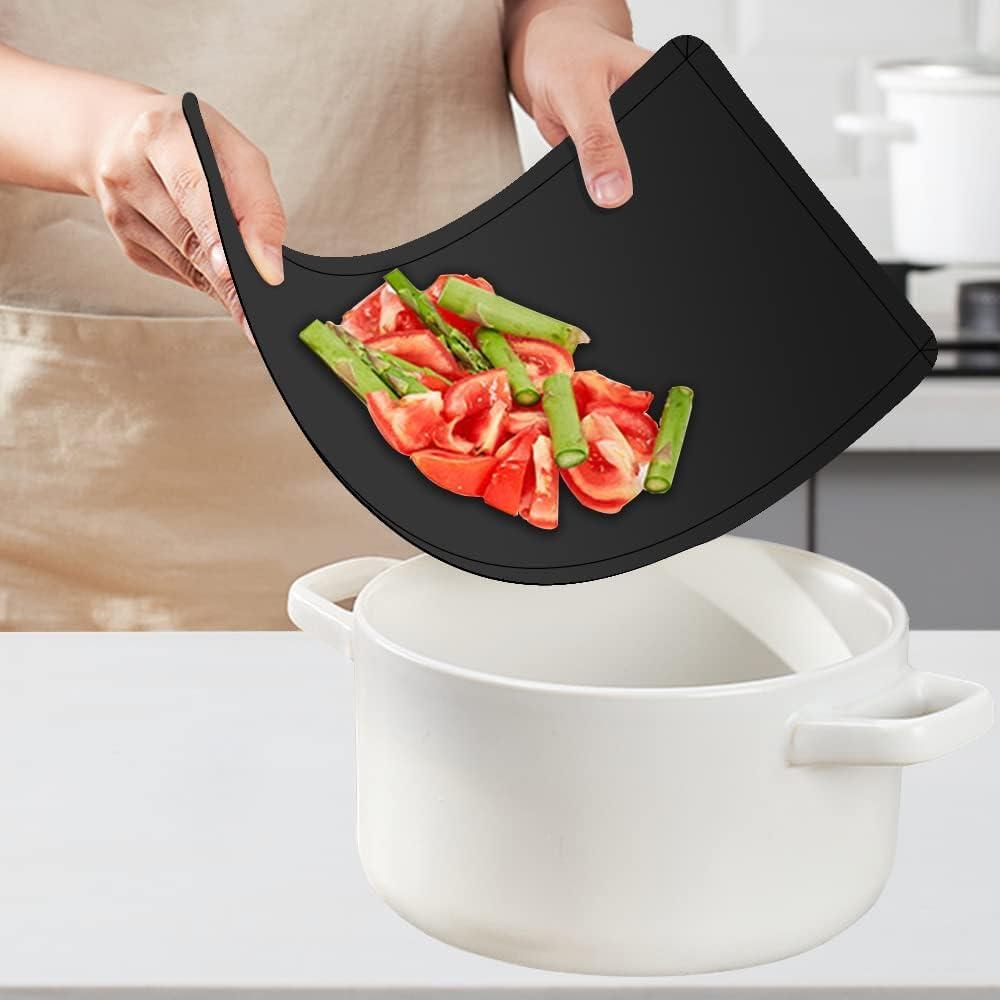 Set de 3 Tableros de Cortar Flexibles WK Negros 36.8x29.2cm