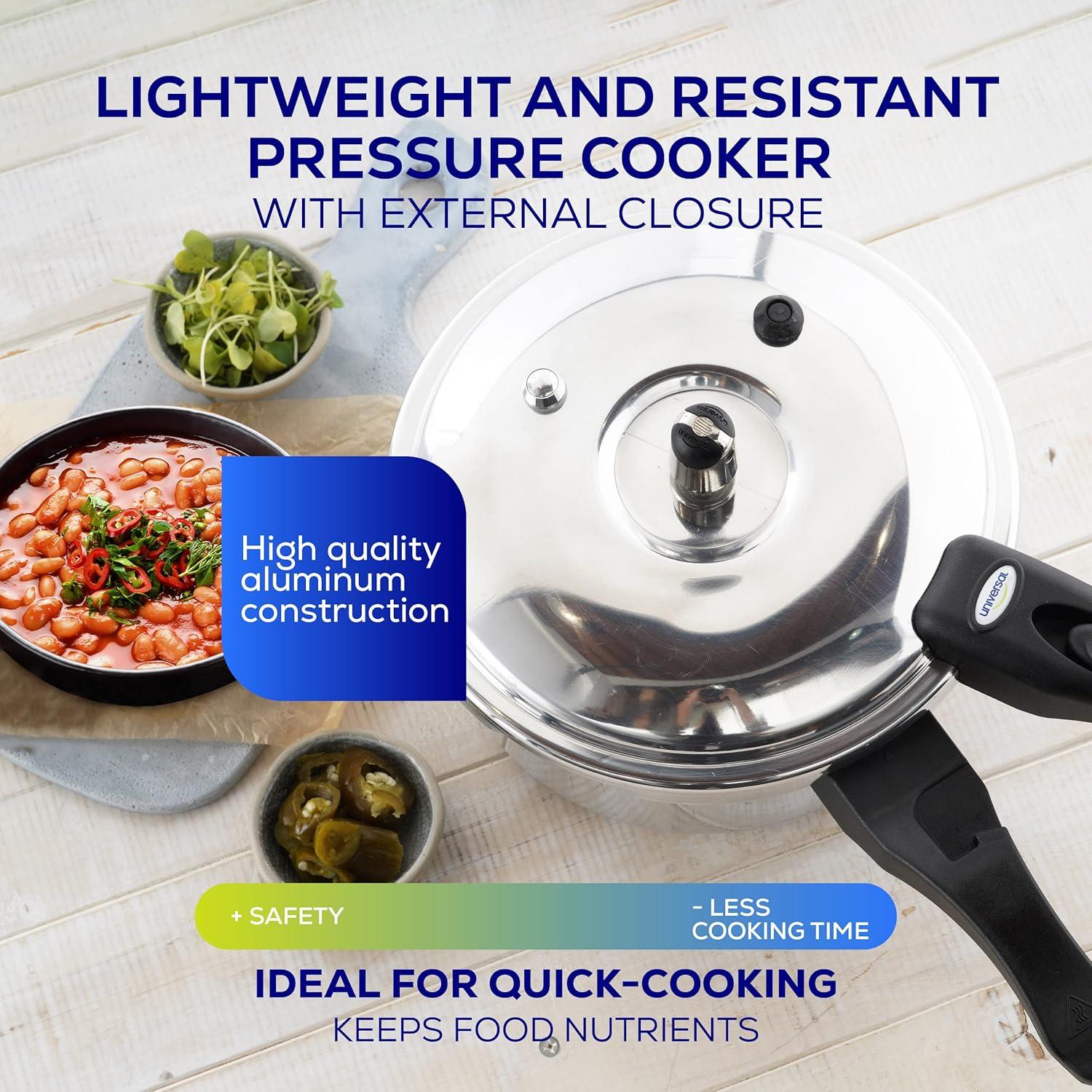 Olla a Presión Universal 3.7L Aluminio Antioxidante