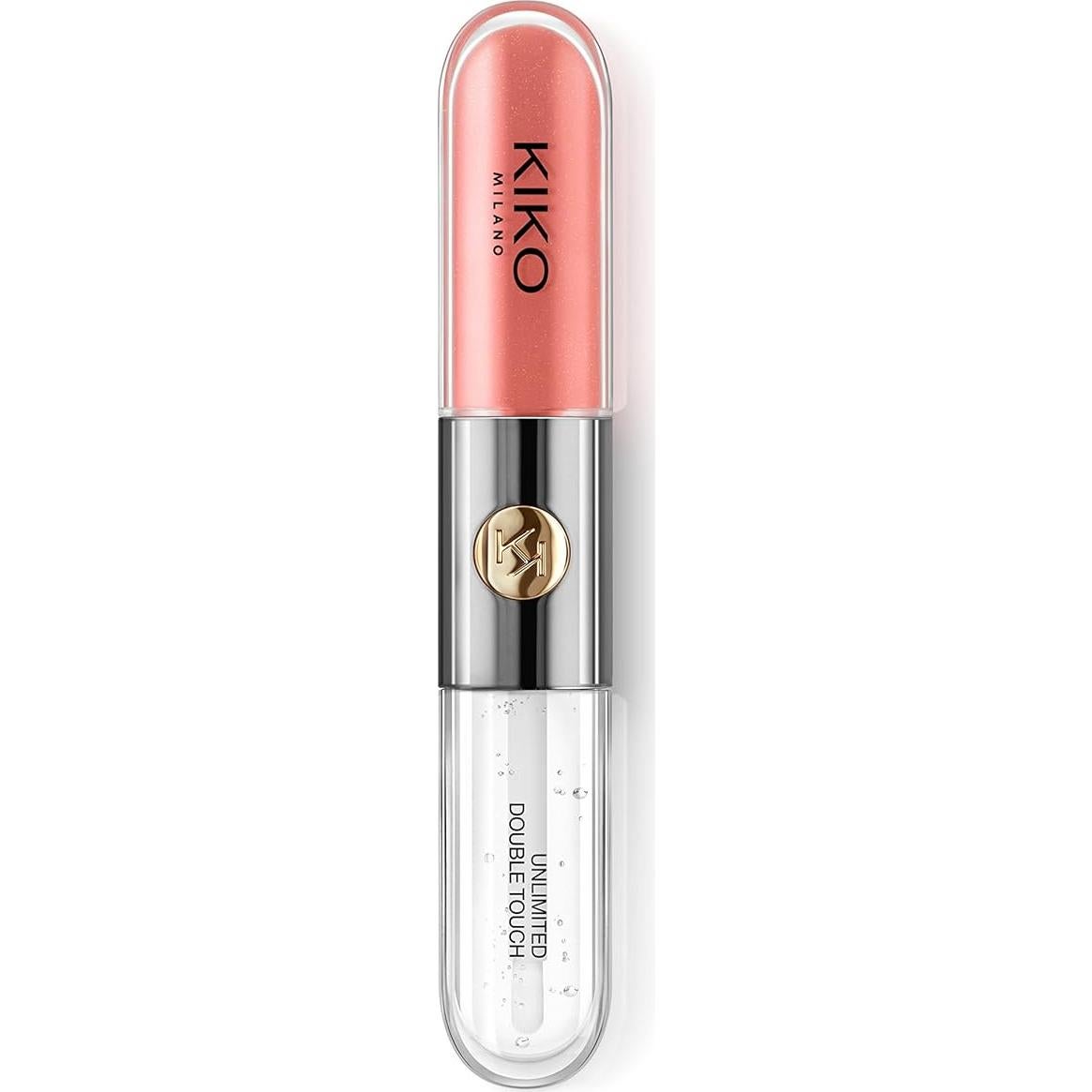 Labial Líquido Kiko Milano Unlimited Double Touch 113 Coral Satinado