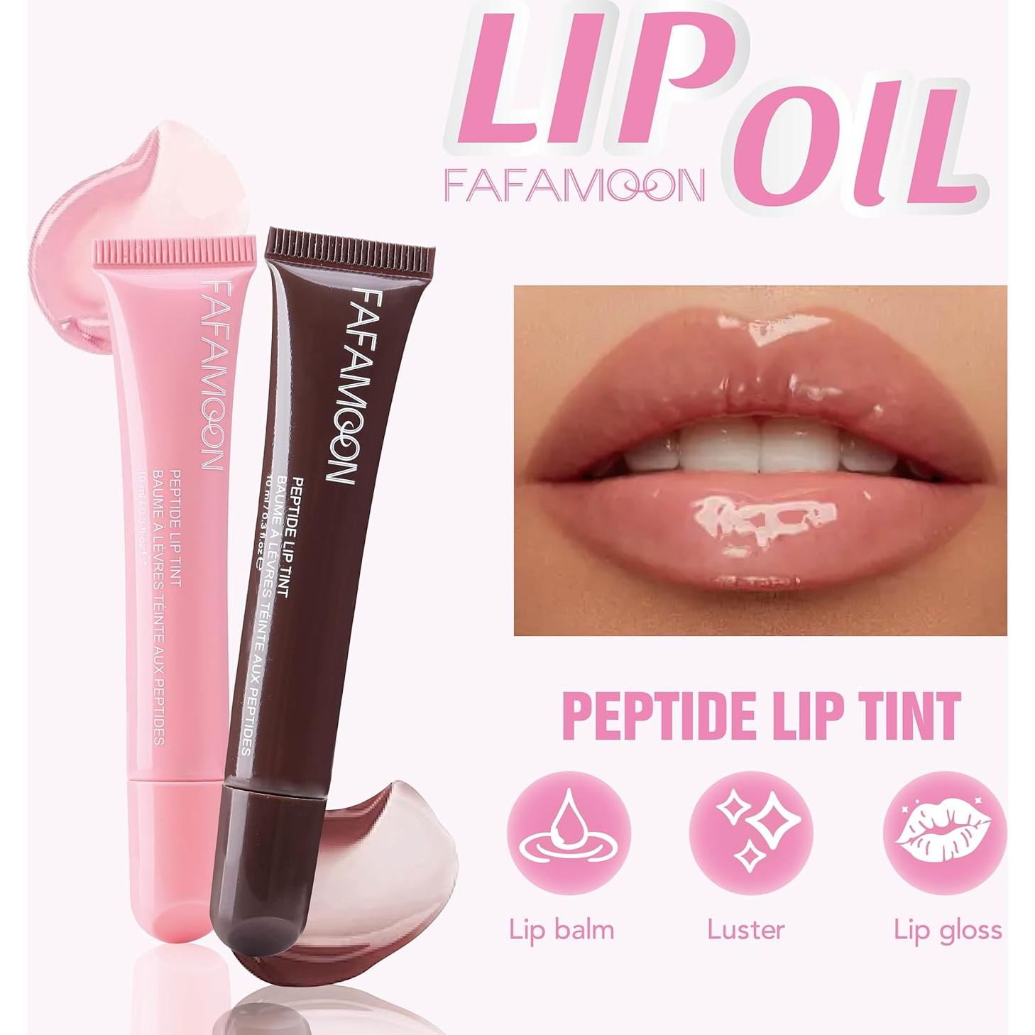 Brillo de Labios Hidratante Mrettick - 5 Colores, 9g