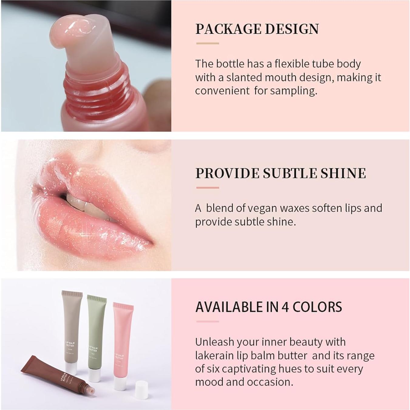 Bálsamo Labial Hidratante Dulele Mantequilla 4 Colores 108g