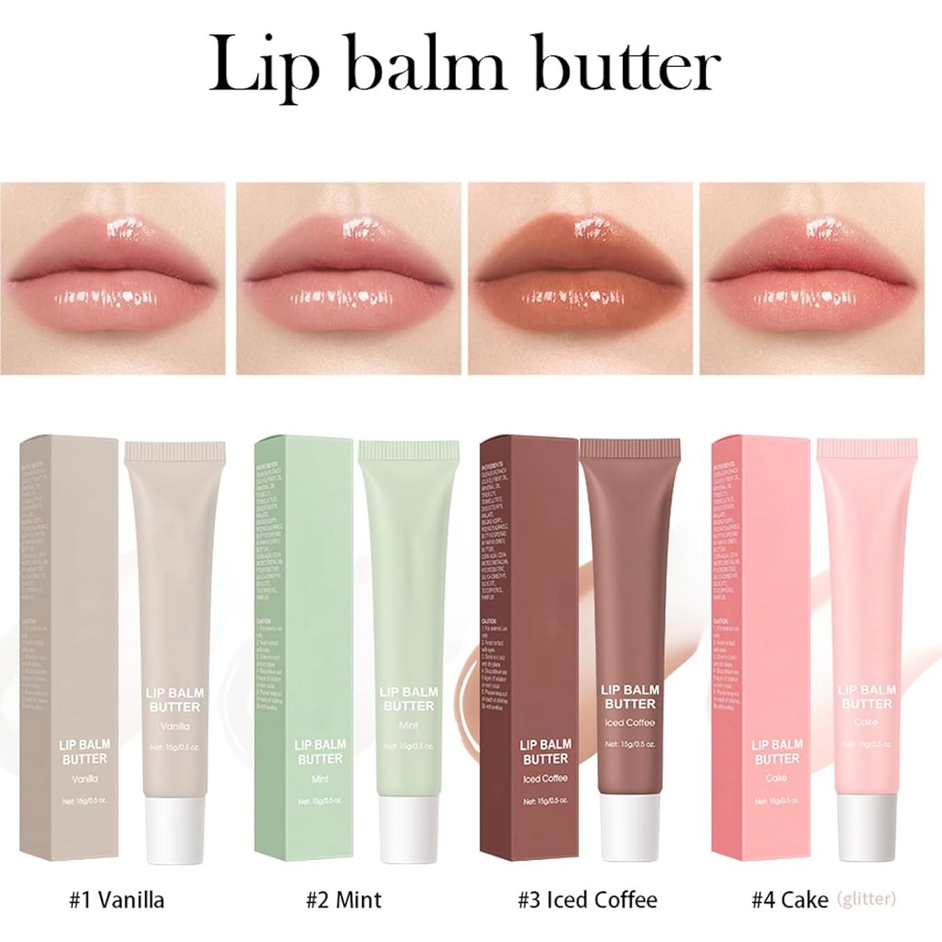 Bálsamo Labial Hidratante Dulele Mantequilla 4 Colores 108g