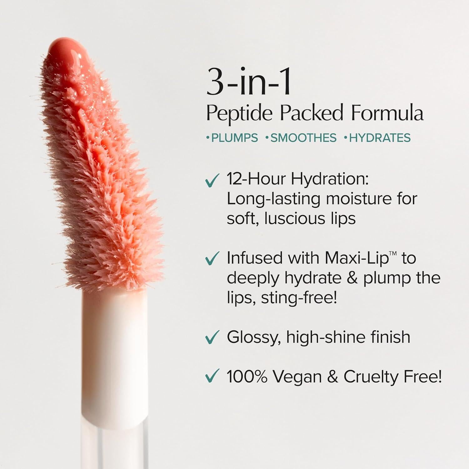 Brillo de Labios Aumentador Thrive Causemetics Marlene Rosa Claro