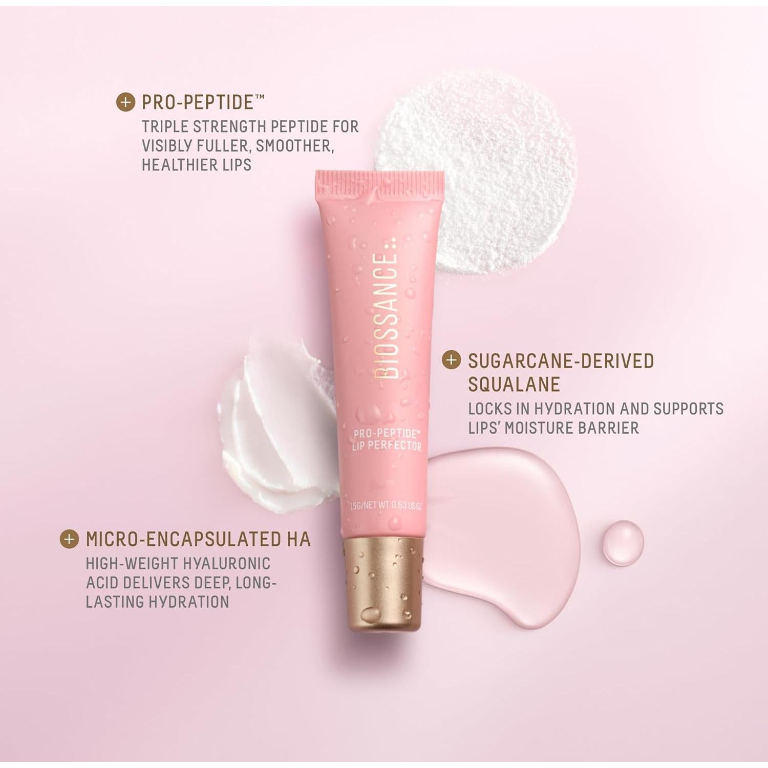 Bálsamo Labial Vegano Biossance - Hidratación Profunda 17.8g