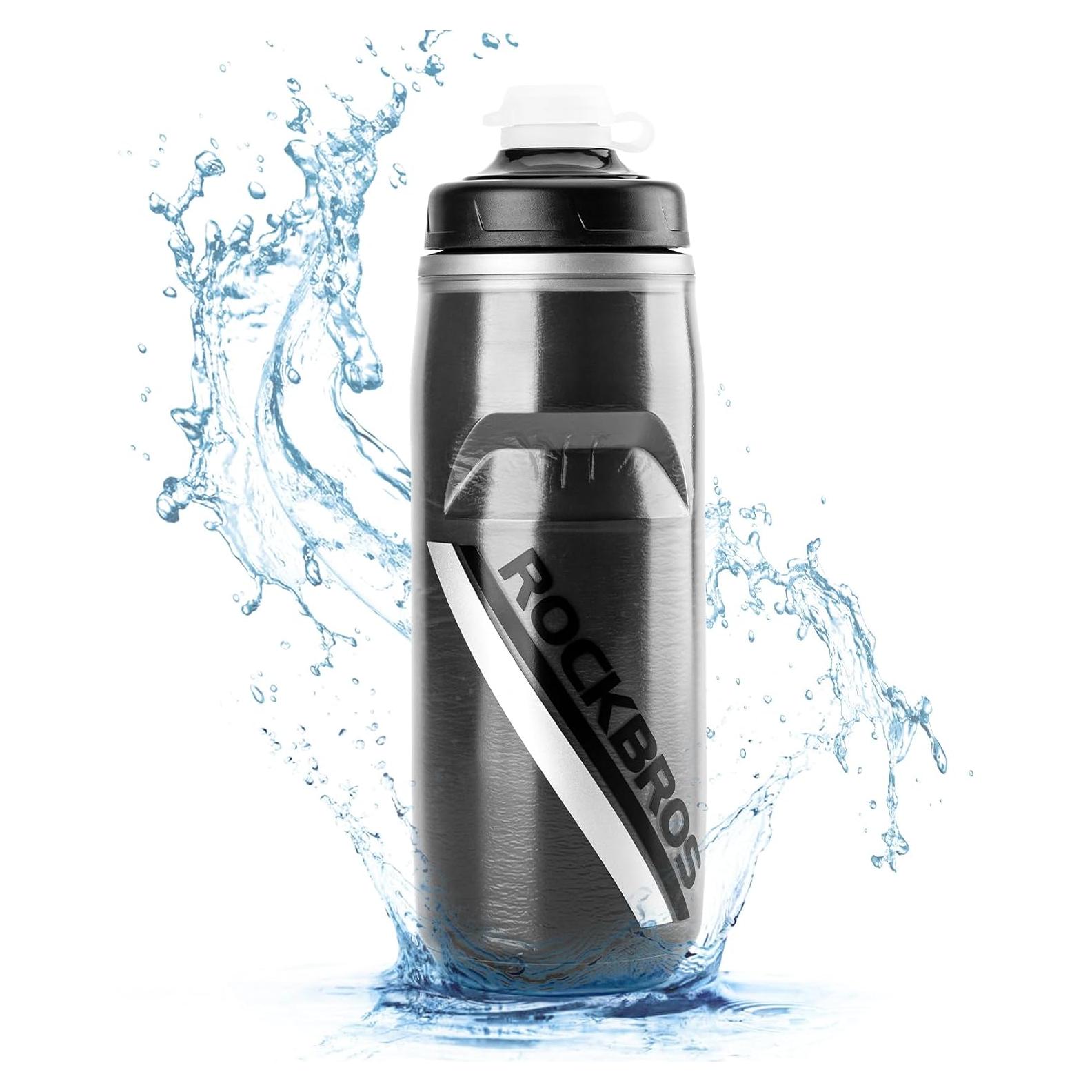 Botella de Agua ROCKBROS 630ml Aislada y a Prueba de Fugas