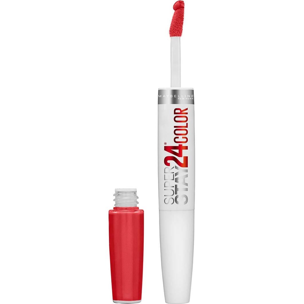 Maquillaje de Labios Líquido Maybelline SuperStay 24 Rojo Firme