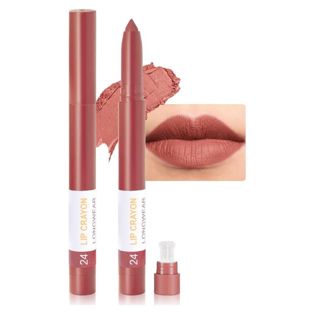 Lápiz Labial Mate BINGBRUSH 24# Rojo Indio Hidratante