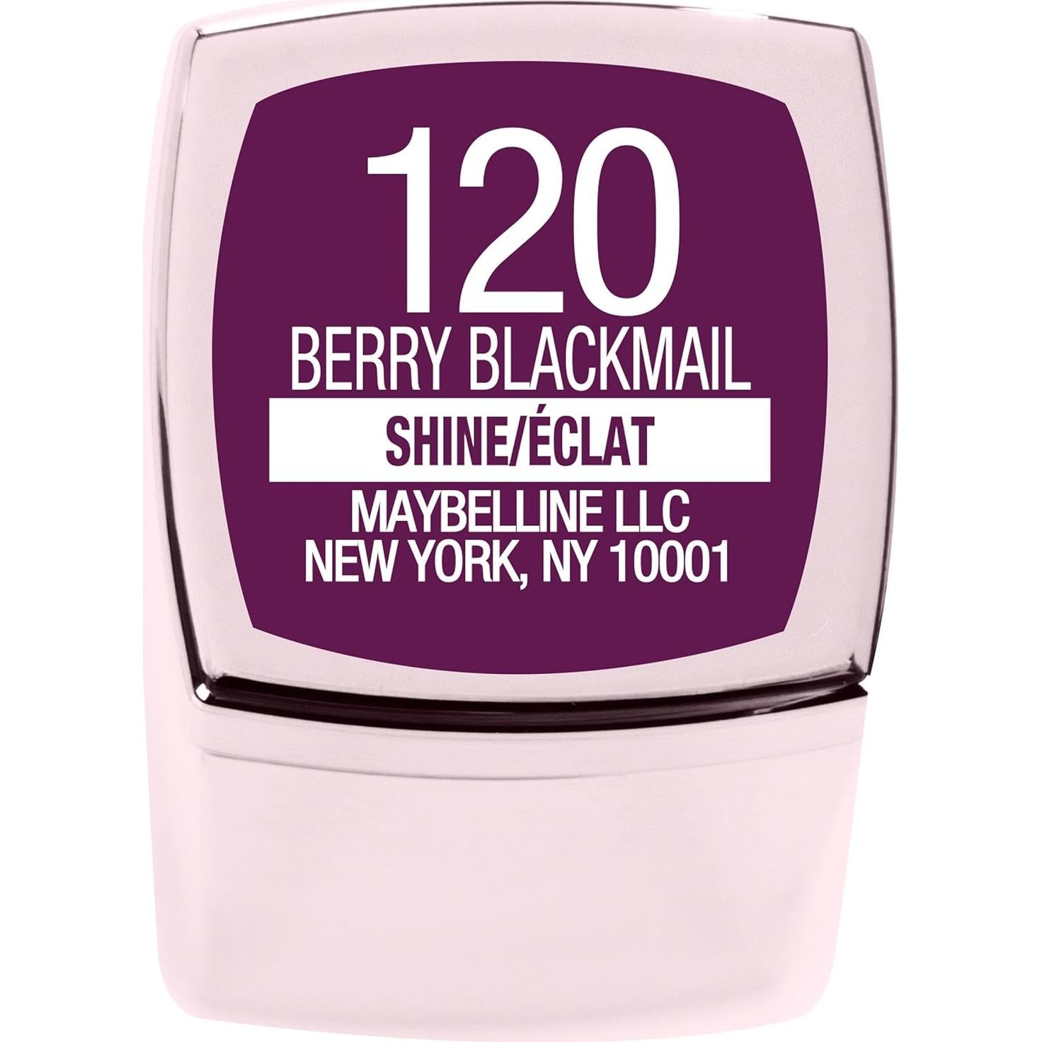 Lápiz Labial Maybelline Color Sensational Berry Blackmail 2.83g