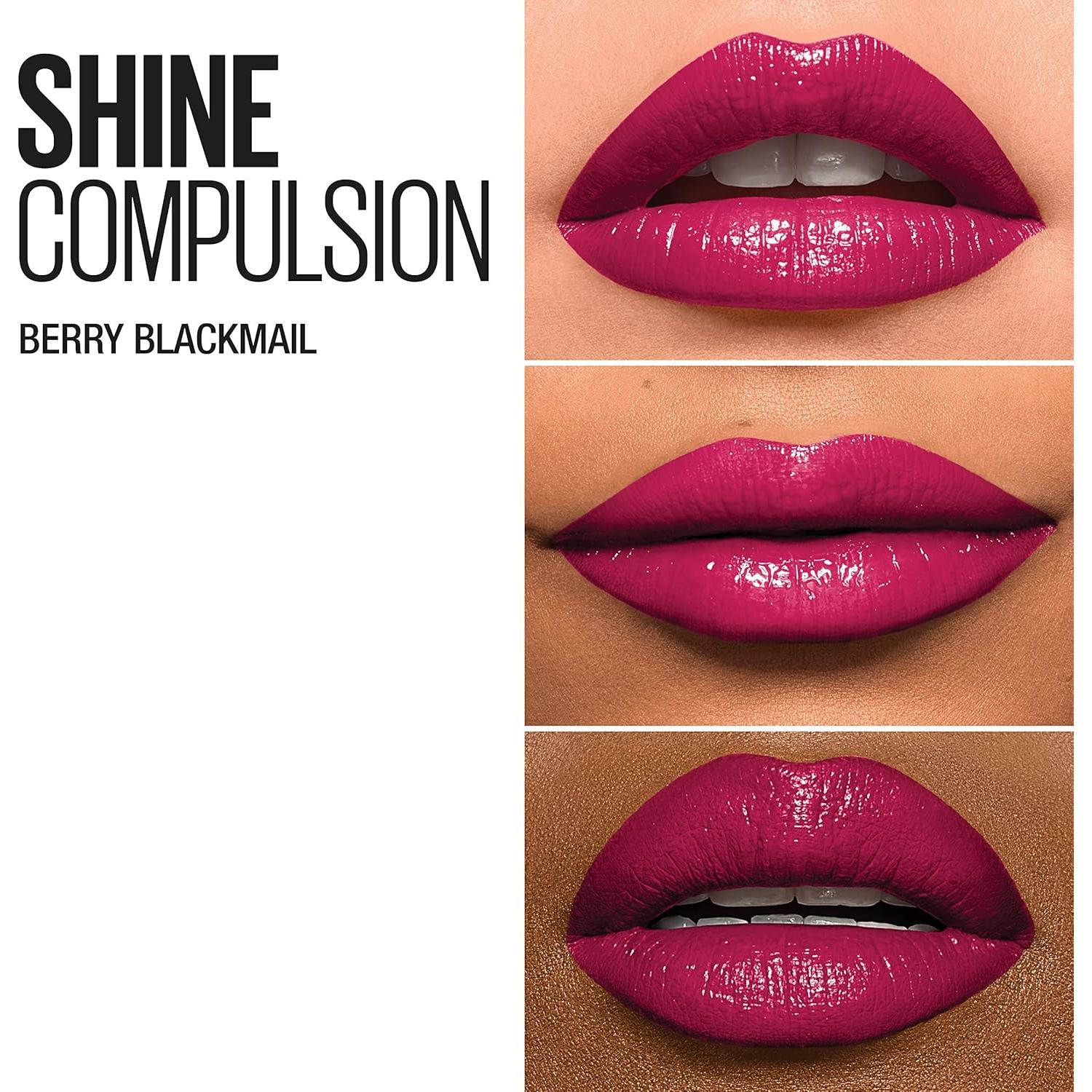 Lápiz Labial Maybelline Color Sensational Berry Blackmail 2.83g