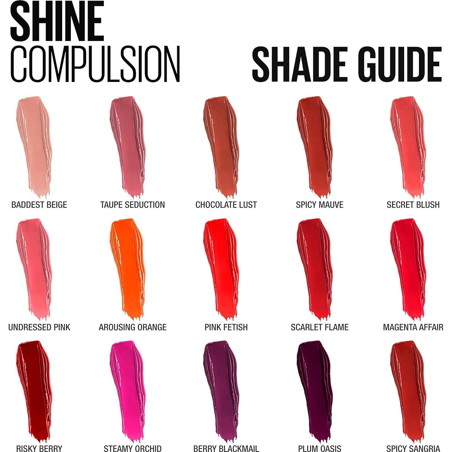 Lápiz Labial Maybelline Color Sensational Berry Blackmail 2.83g