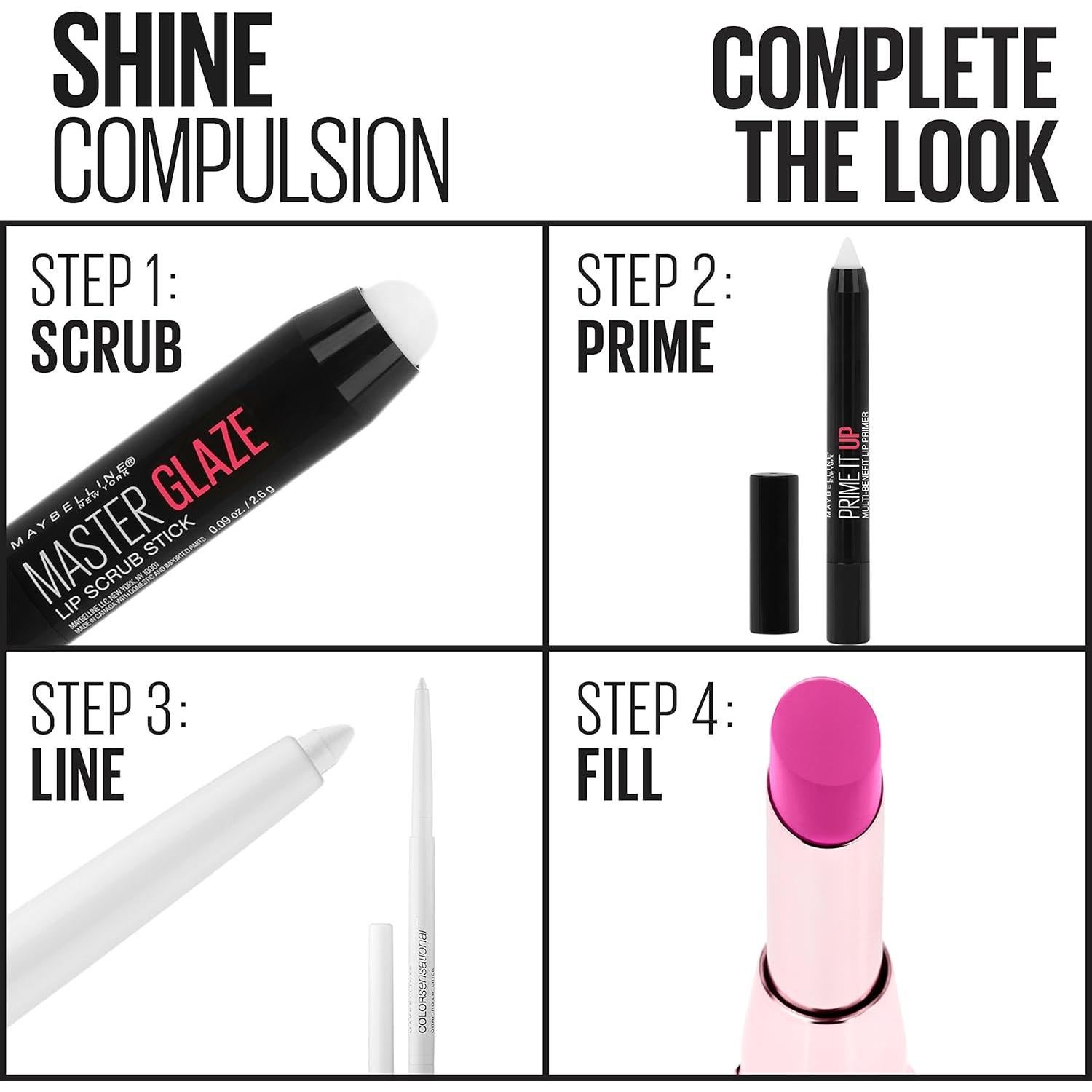 Lápiz Labial Maybelline Color Sensational Berry Blackmail 2.83g