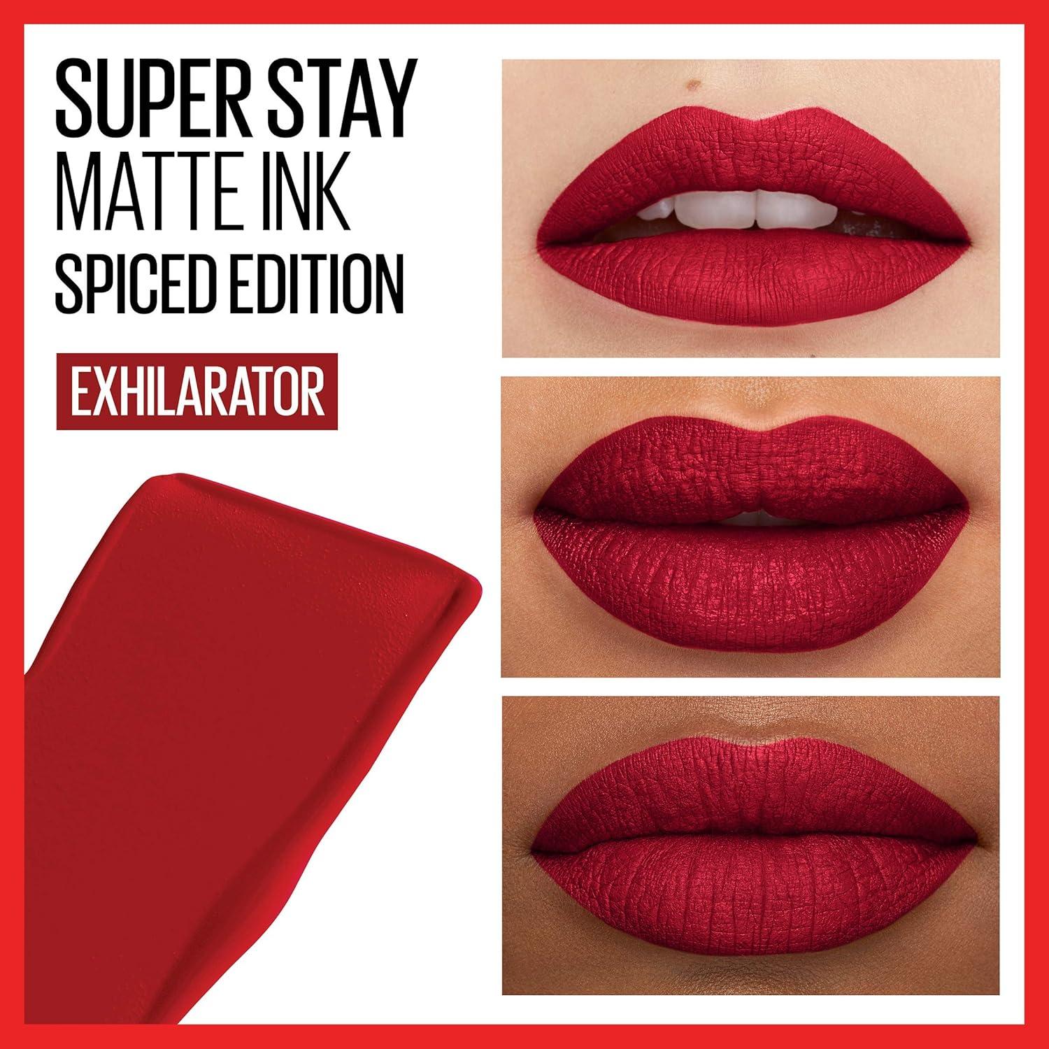 Set de Labiales Líquidos Maybelline Super Stay Matte Ink - Rosa y Rojo