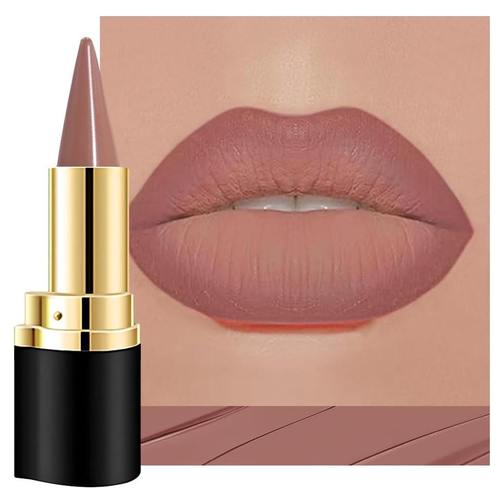 Labial Mate Gradiente evpct Marrón Nude + Lápiz Delineador