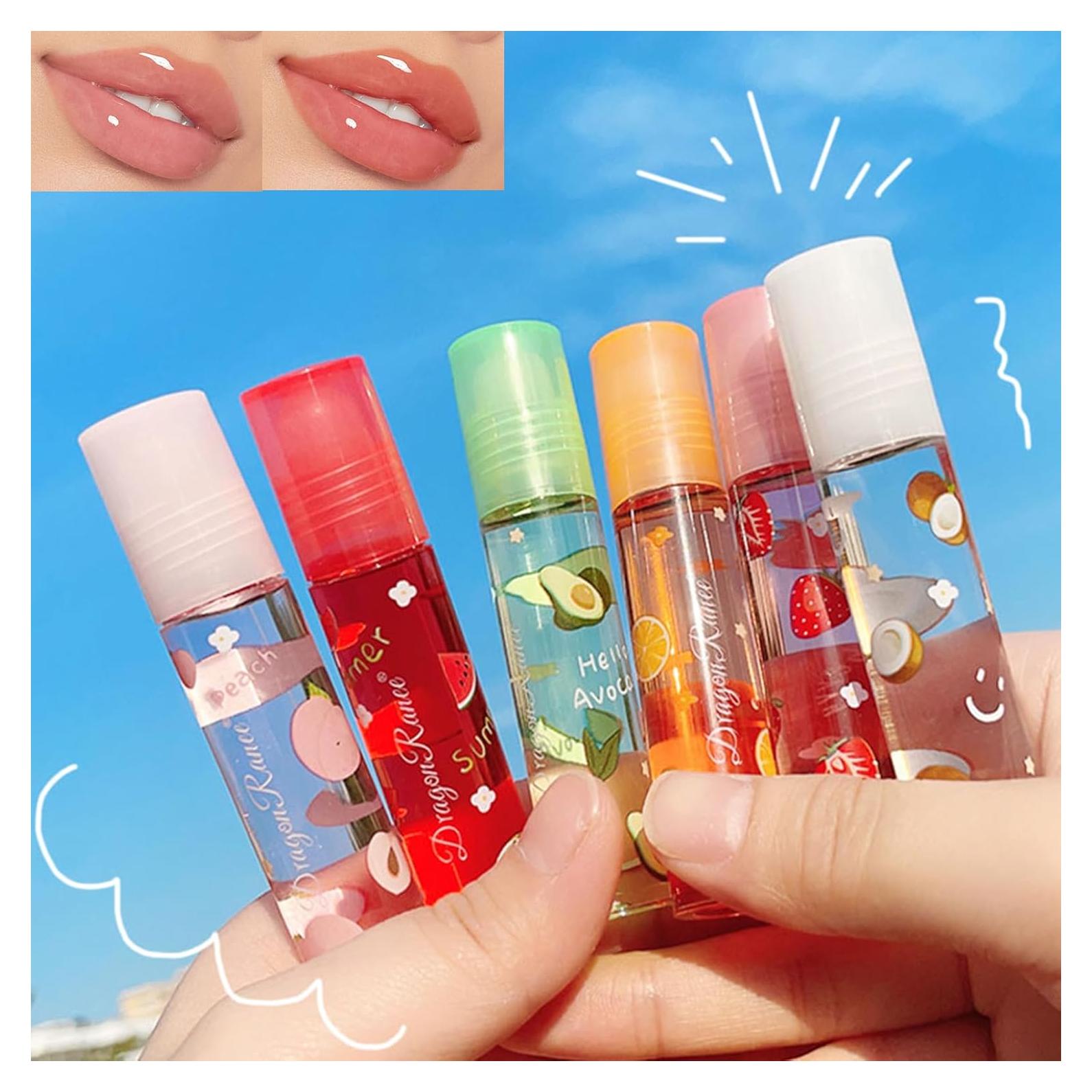 Set de 6 Aceites Hidratantes para Labios KTouler - Brillo Labial