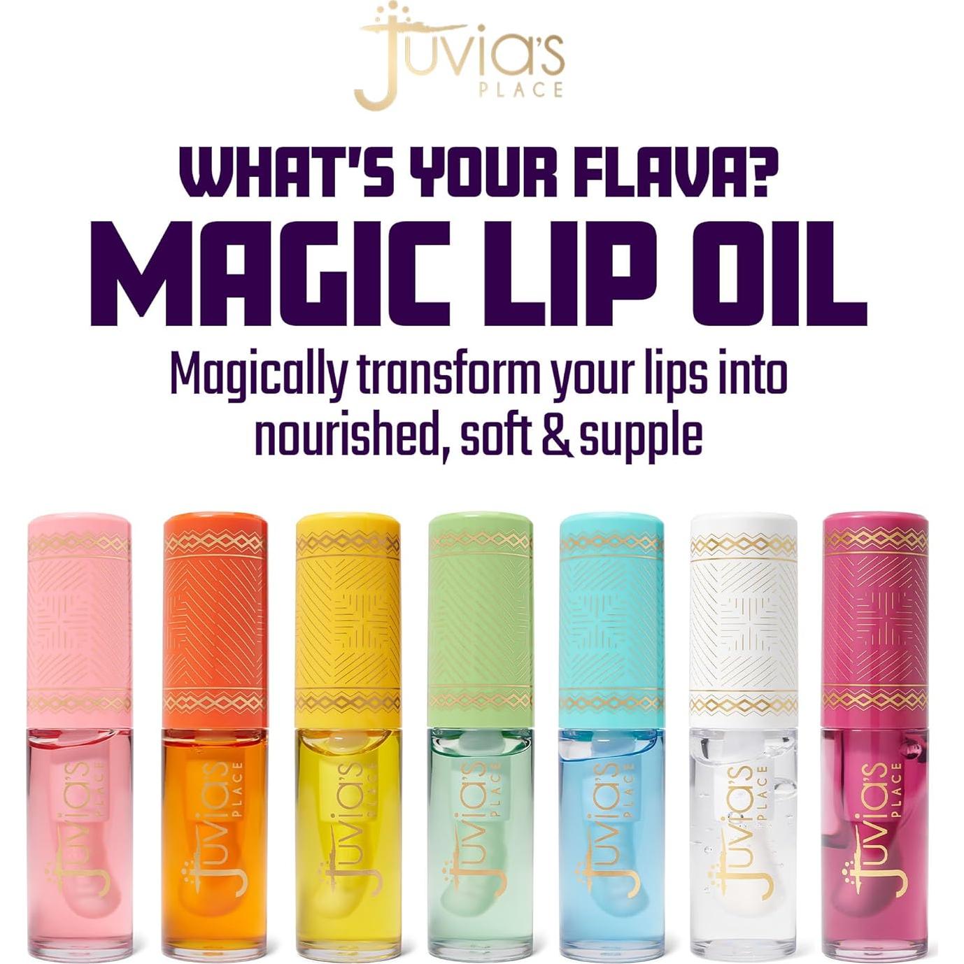 Aceite Labial Mágico Juvia Durazno Blanco - Hidratante con Vitamina E