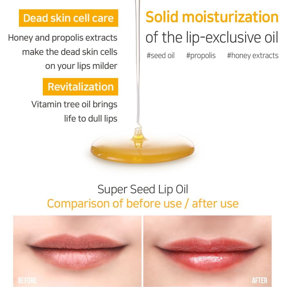 Aceite Labial Hidratante PETITFEE 2.83g con Miel y Propóleos