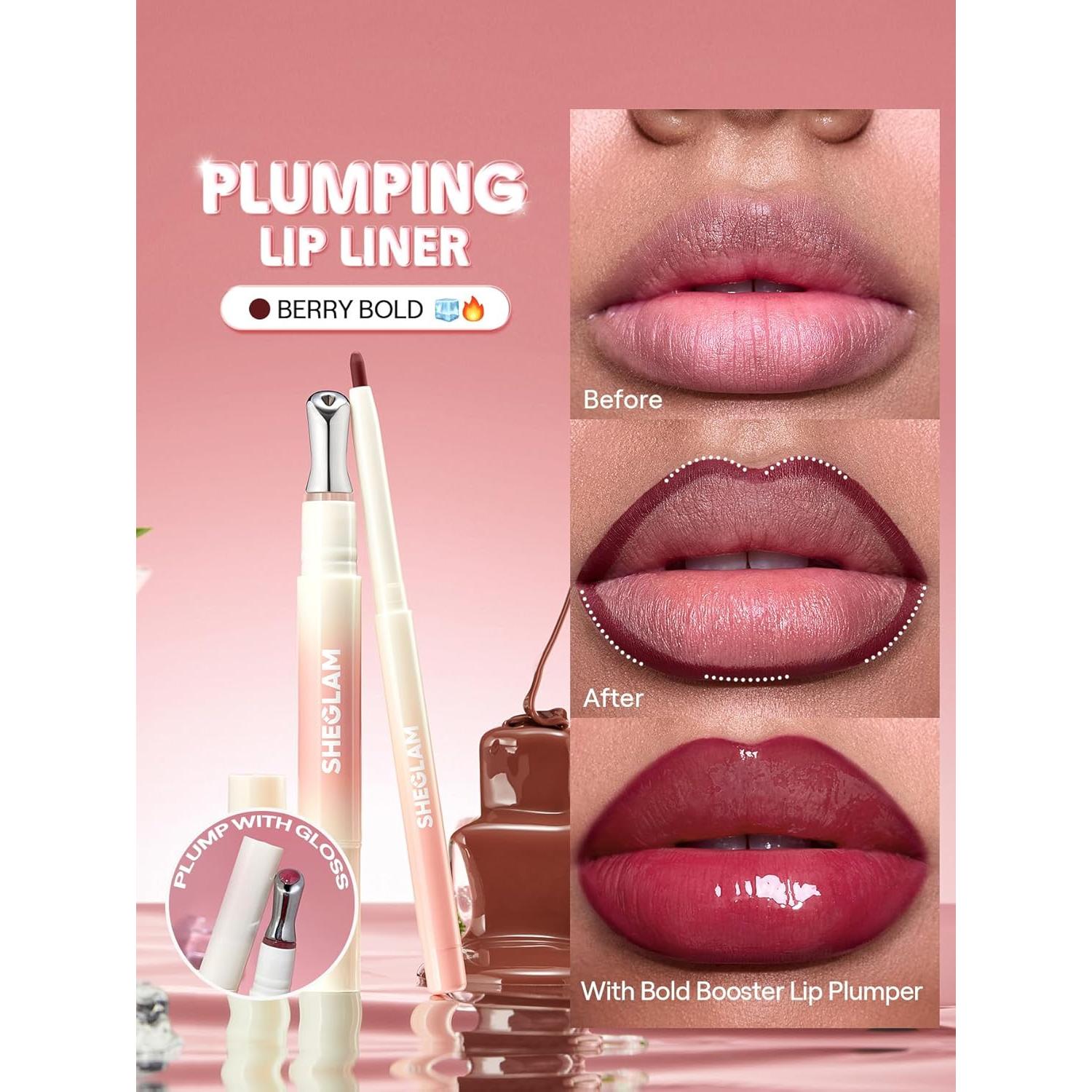 Lápiz Labial Aumentador SHEGLAM Berry Bold 9.92g