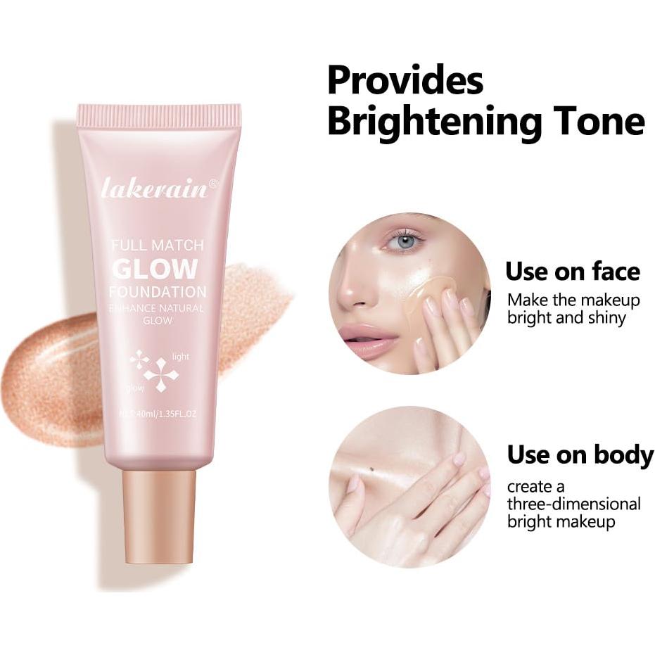 Iluminador Brillante Natural Glotion BANGFENG 38g Hidratante