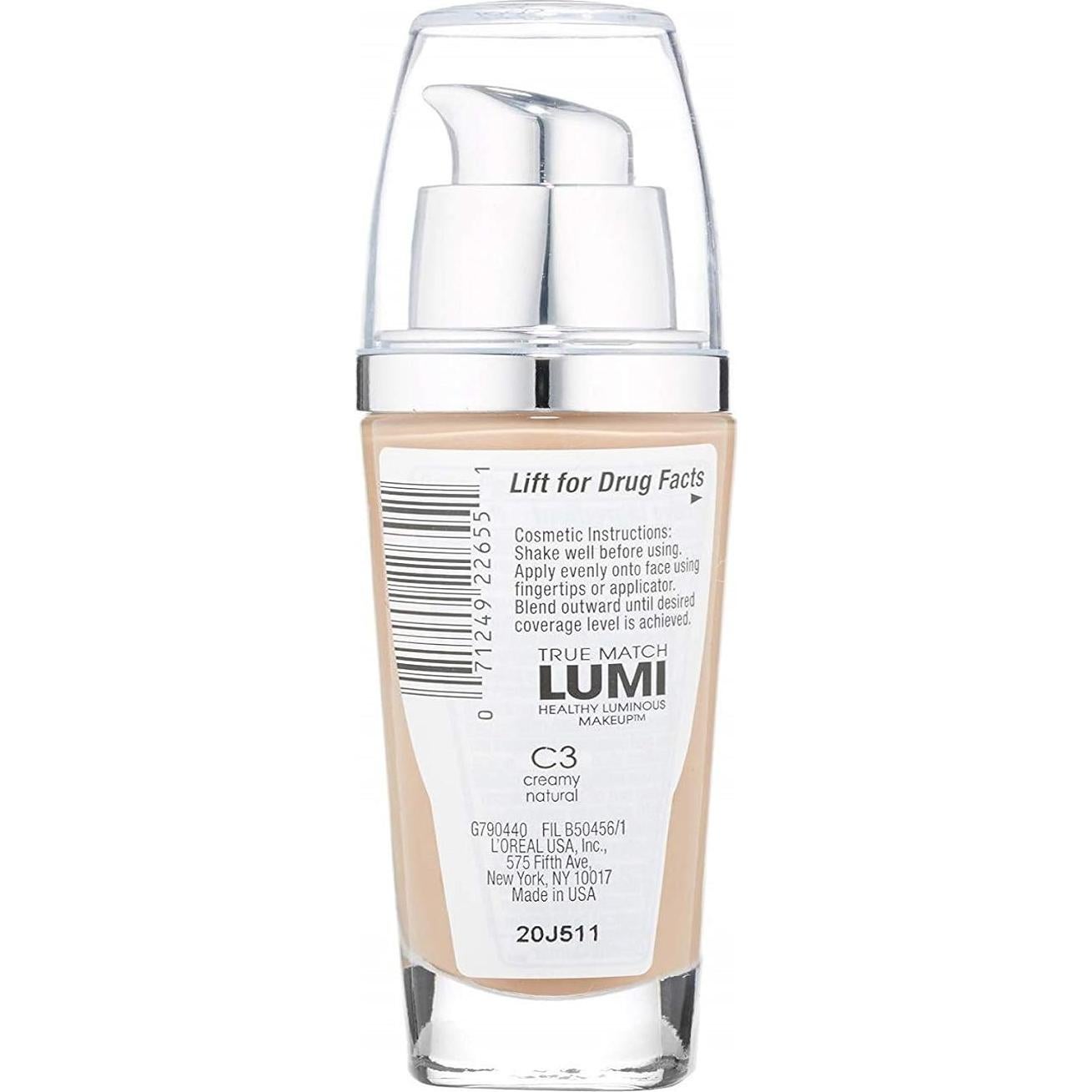 Maquillaje L'Oreal Paris True Match Lumi 30ml Natural Cremoso