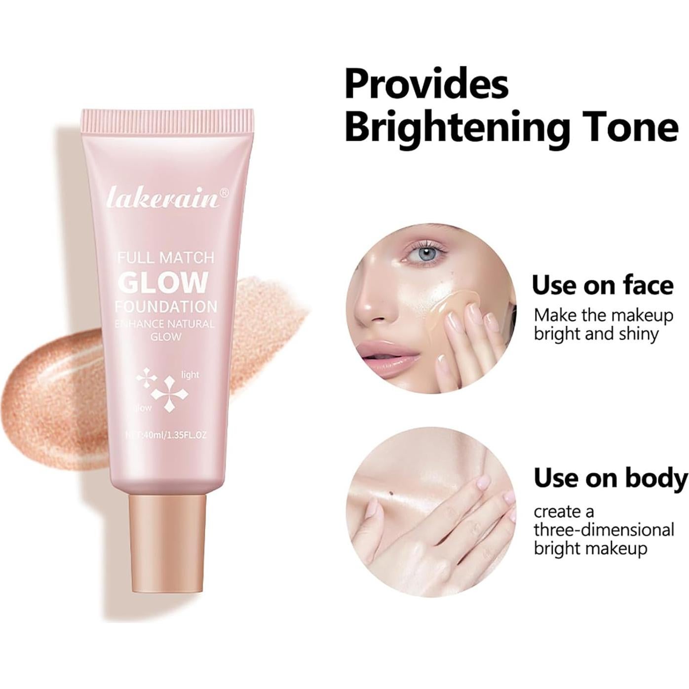 Iluminador Natural Glow Glotion SPRINGSKY 38g Vegano