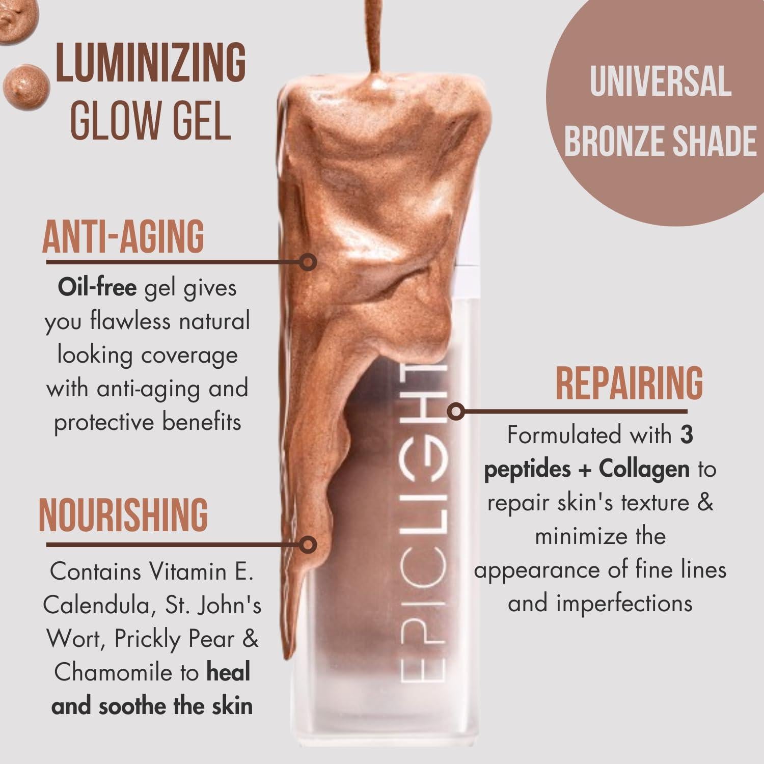 Gel Iluminador Epiclight - Balsamo Belleza Todo-en-uno 27g