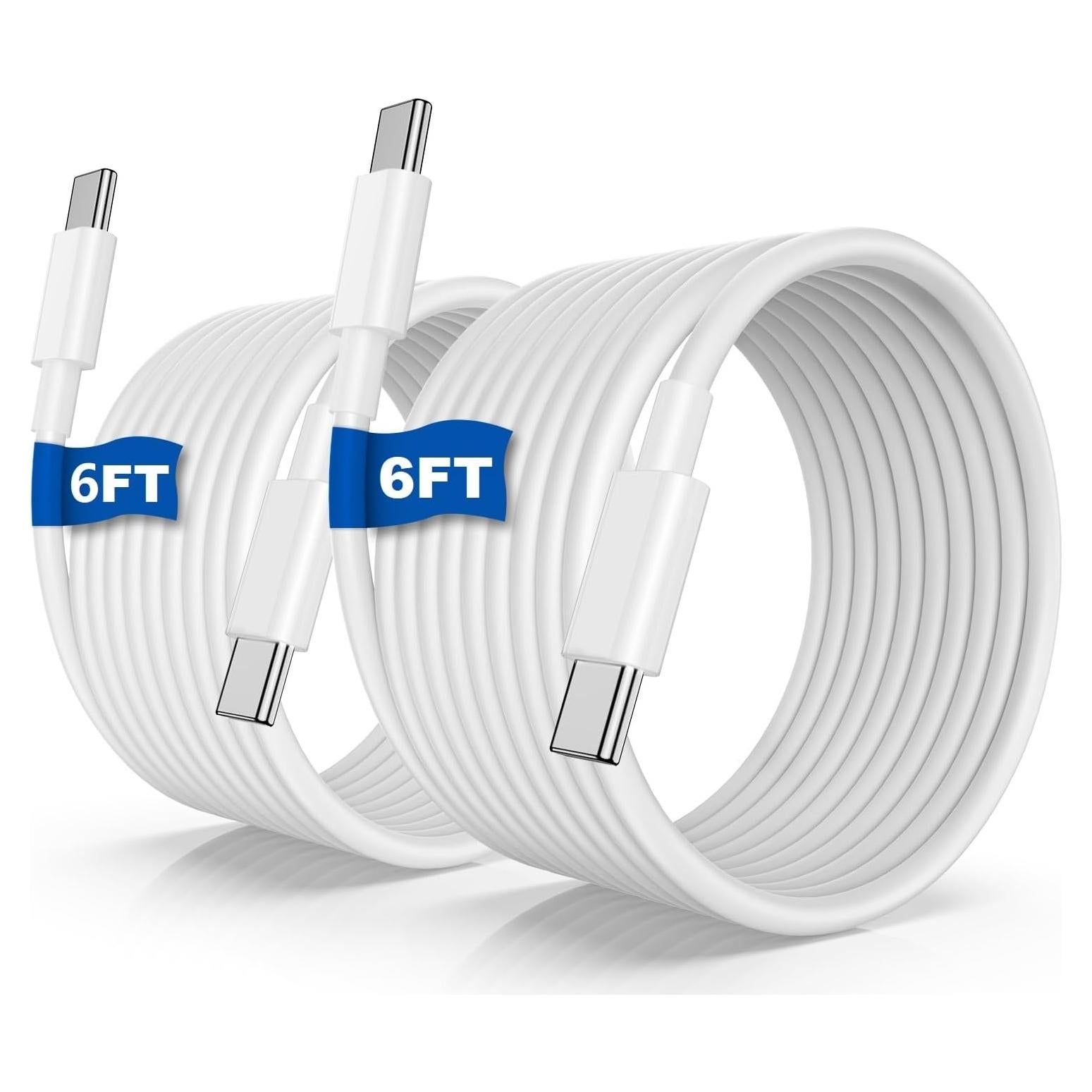 Cable de carga rápida USB C a C 1.83m 60W Pukerehab