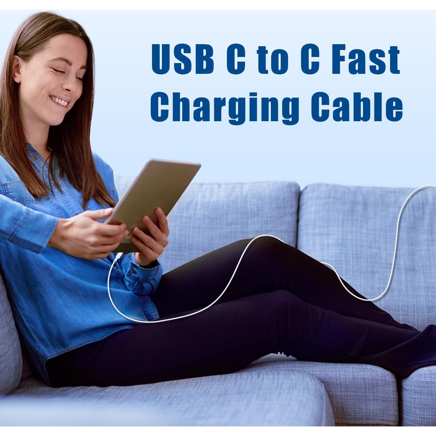 Cable de carga rápida USB C a C 1.83m 60W Pukerehab