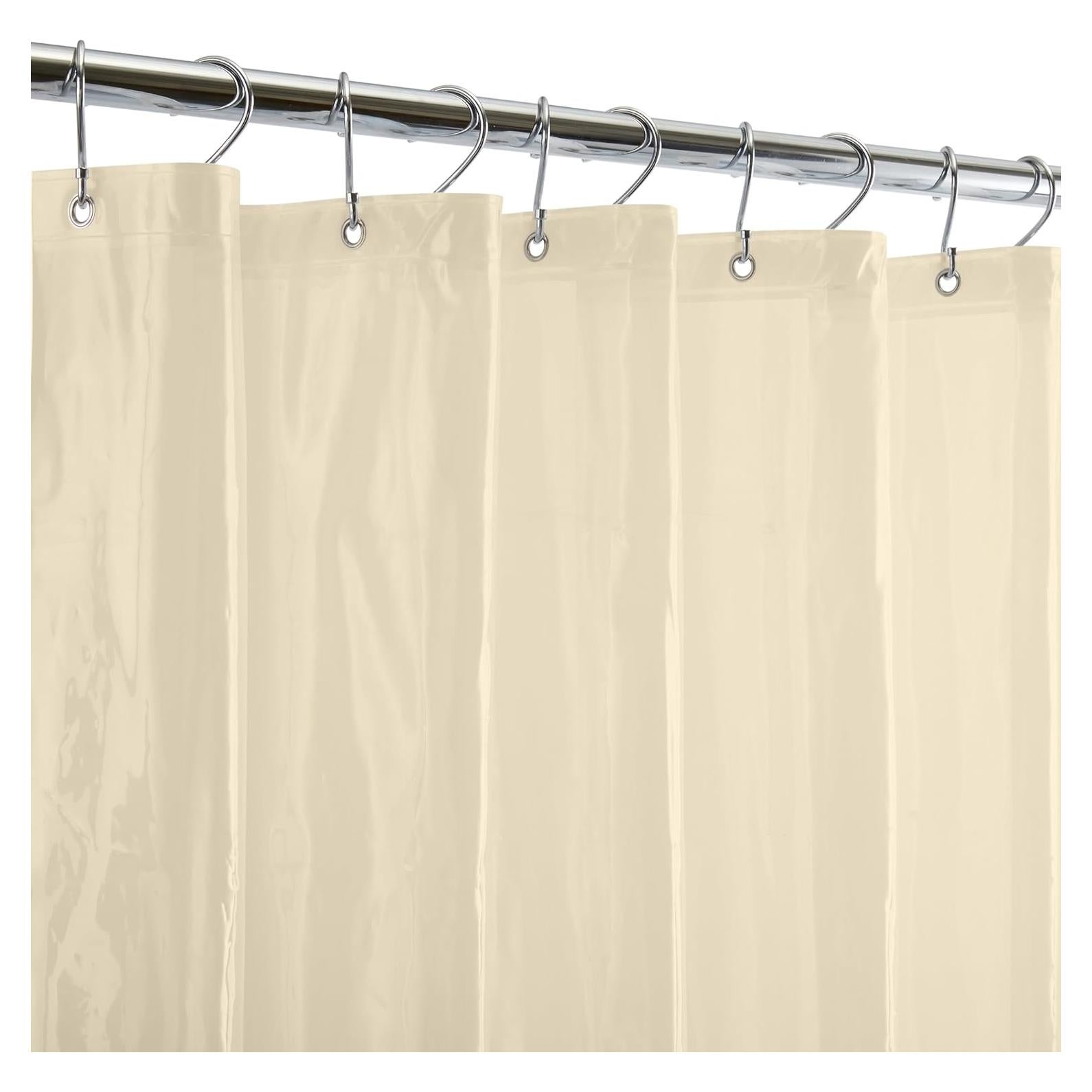 Cortina de Ducha Bath Bliss 100% PVC Beige 178x183cm