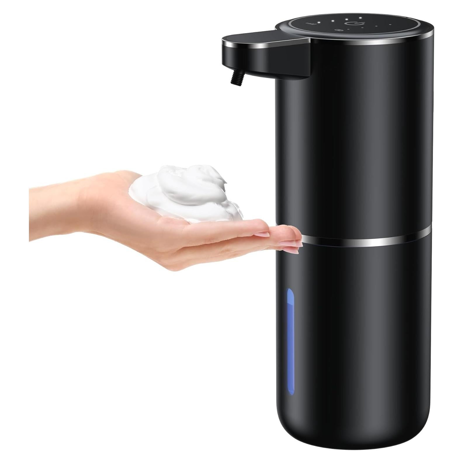 Dispensador Automático de Jabón Espumoso Fantictas 380ml Negro